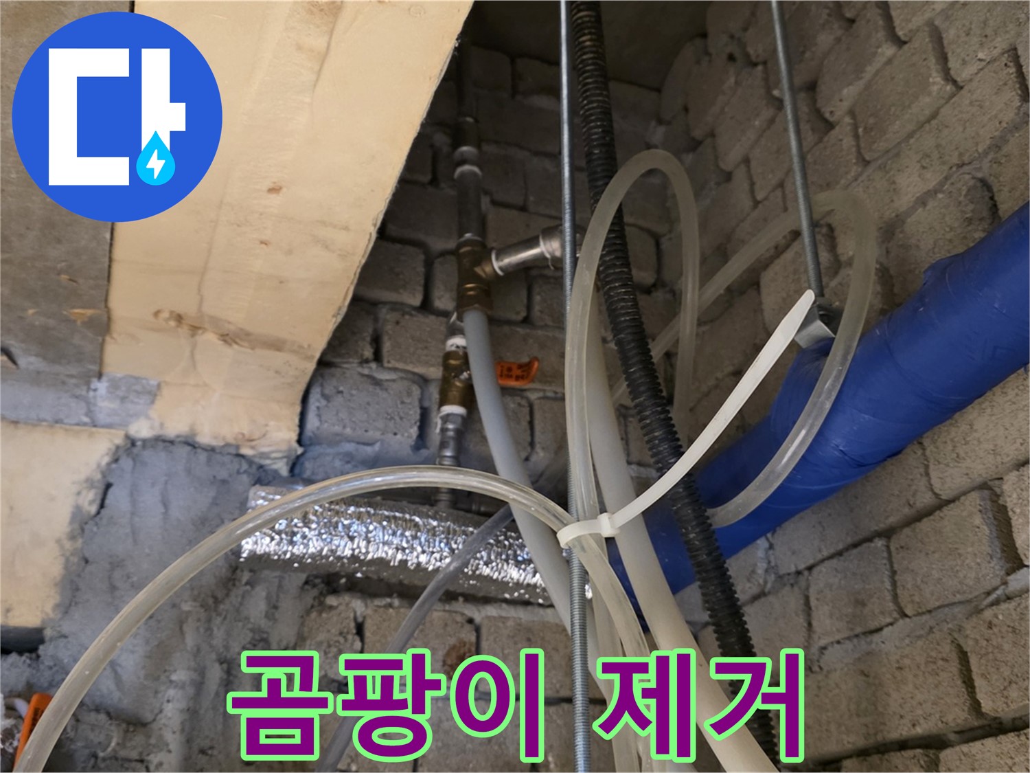 다산동 누수 현장 - 누수 때문에 젖은 벽의 곰팡이까지 깨끗하게 제거해 드립니다 - 쾌적한 환경!