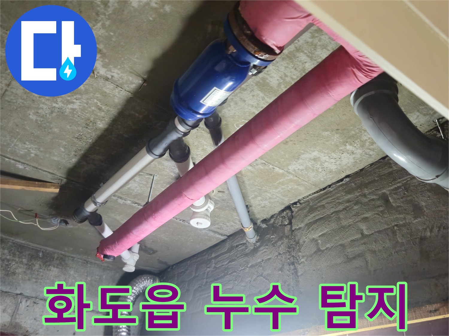 최신 장비 누수 탐지 - 정확한 누수 원인 파악