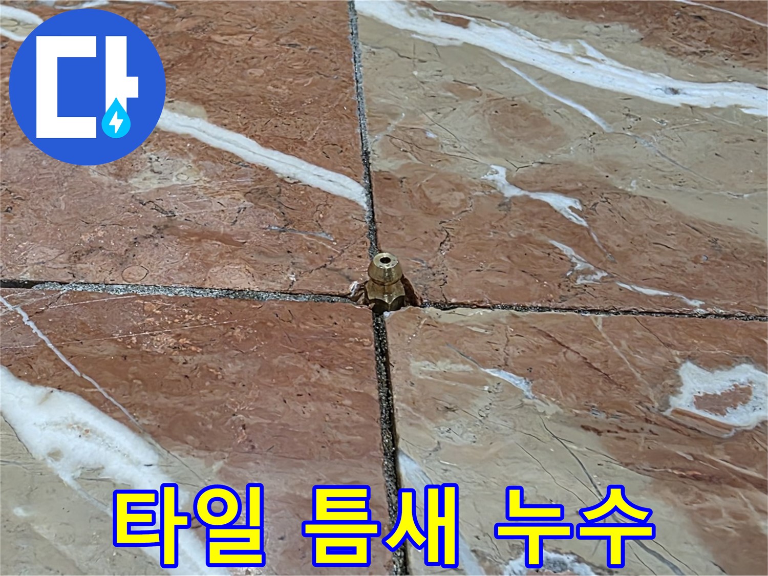 서초구 방배동 판테옹빌라 누수 탐지 - 타일 틈새에서 발생한 누수 원인을 정확히 진단하고 해결합니다.