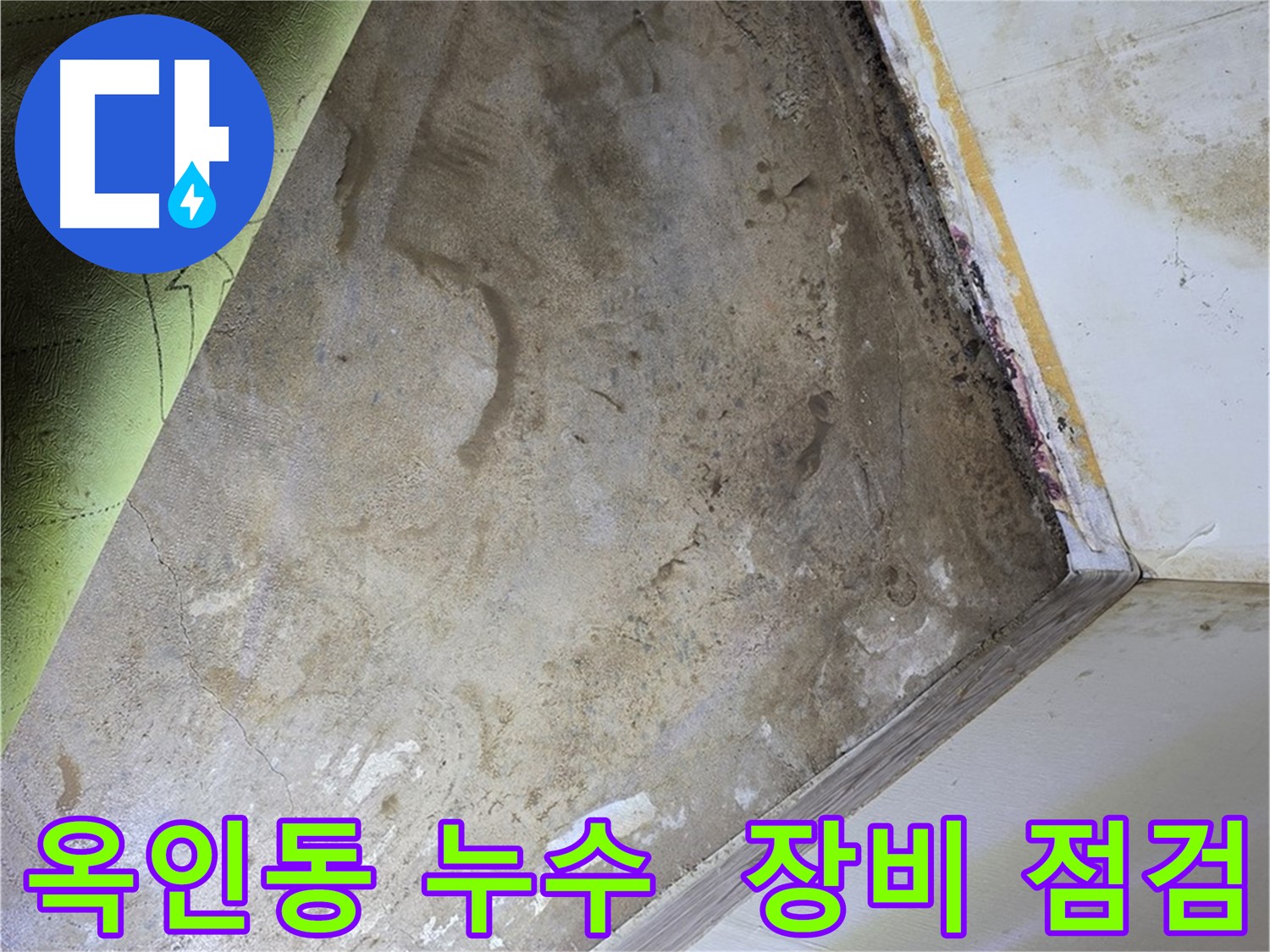 옥인동 누수 - 곰팡이 제거를 위한 장비 점검