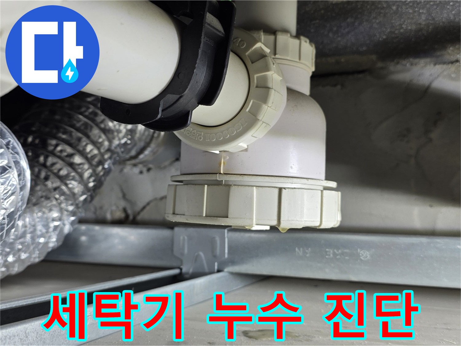 양주 옥정 율정마을 누수 - 세탁기 하수구 누수 원인 꼼꼼하게 진단