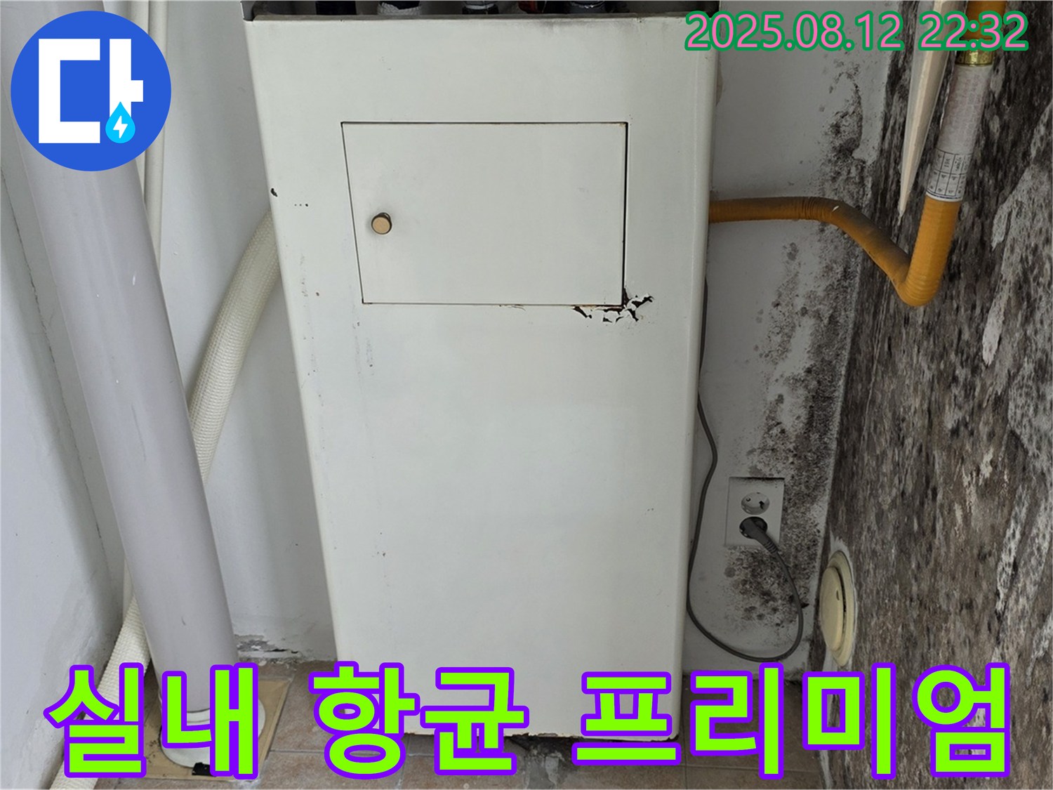 곰팡이 벽 - 누수탐지 후 곰팡이 제거 및 프리미엄 실내 항균 시공으로 완벽 마무리!