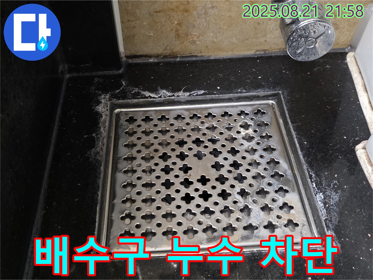 일산서구 탄현동 송산동 00아파트 욕실 배수구 누수 - 완벽한 차단으로 쾌적한 욕실