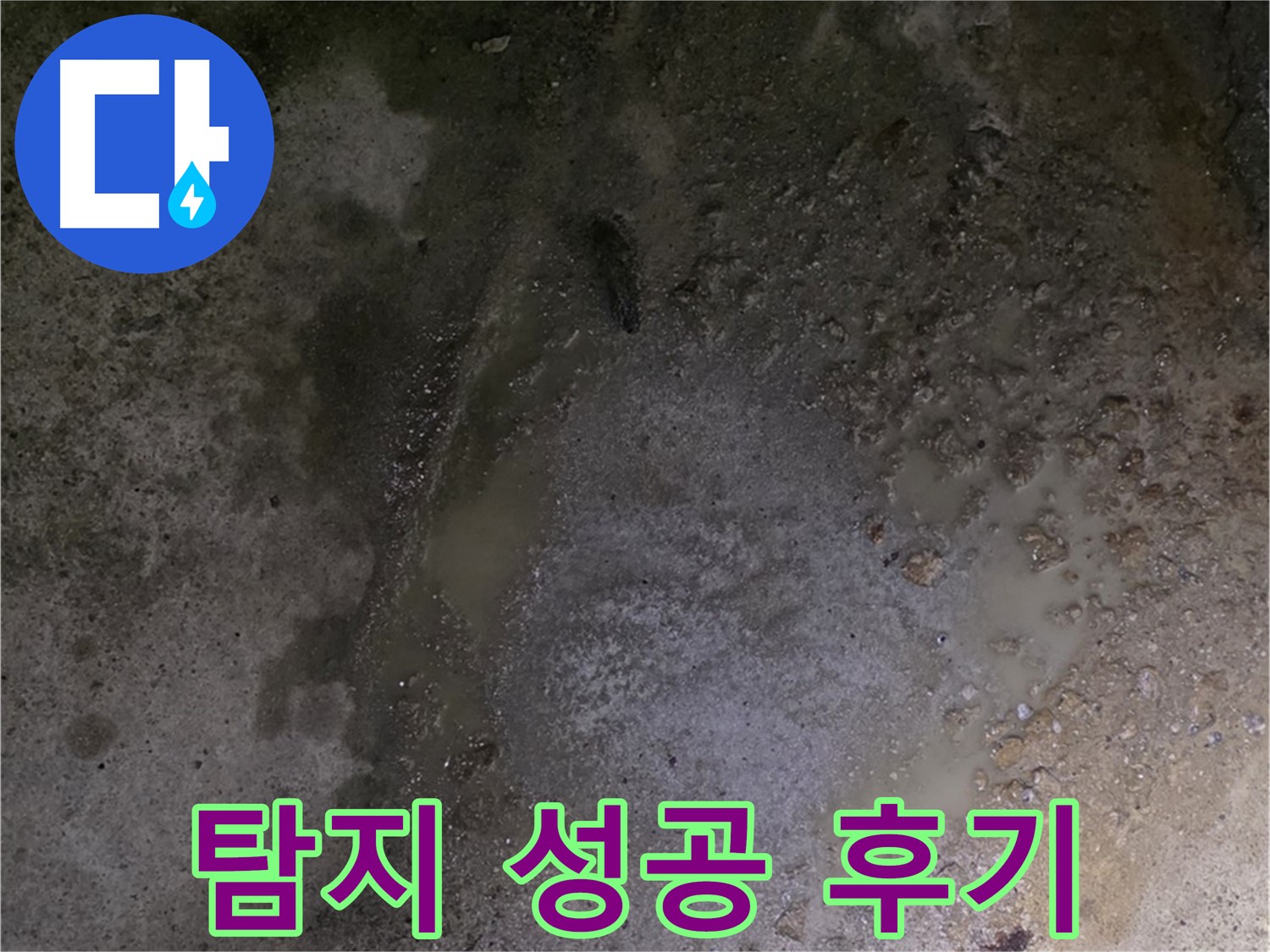 철원군 서면 와수리 누수 현장 - 바닥 누수 문제를 완벽하게 해결한 탐지 성공 후기입니다.