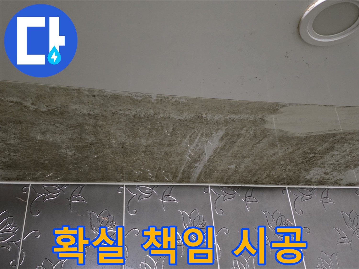 곰팡이 심한 욕실 - 곰팡이 싹 OUT! 쾌적한 욕실, 확실하게 책임지고 만들어 드립니다!