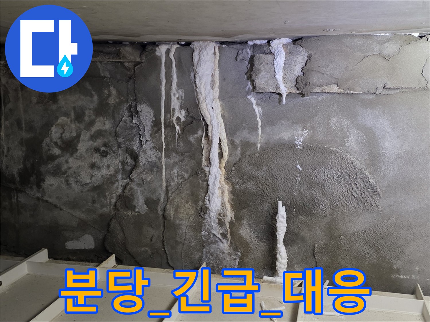 콘크리트 누수 - 긴급 상황에 신속 대응