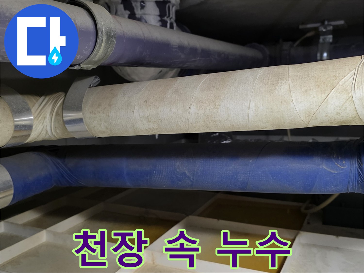 천장 속 숨은 누수 - 첨단 장비가 해결해 드립니다