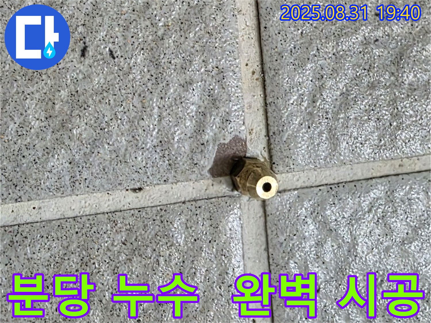 분당 산운로 누수 - 누수탐지부터 완벽 시공까지!