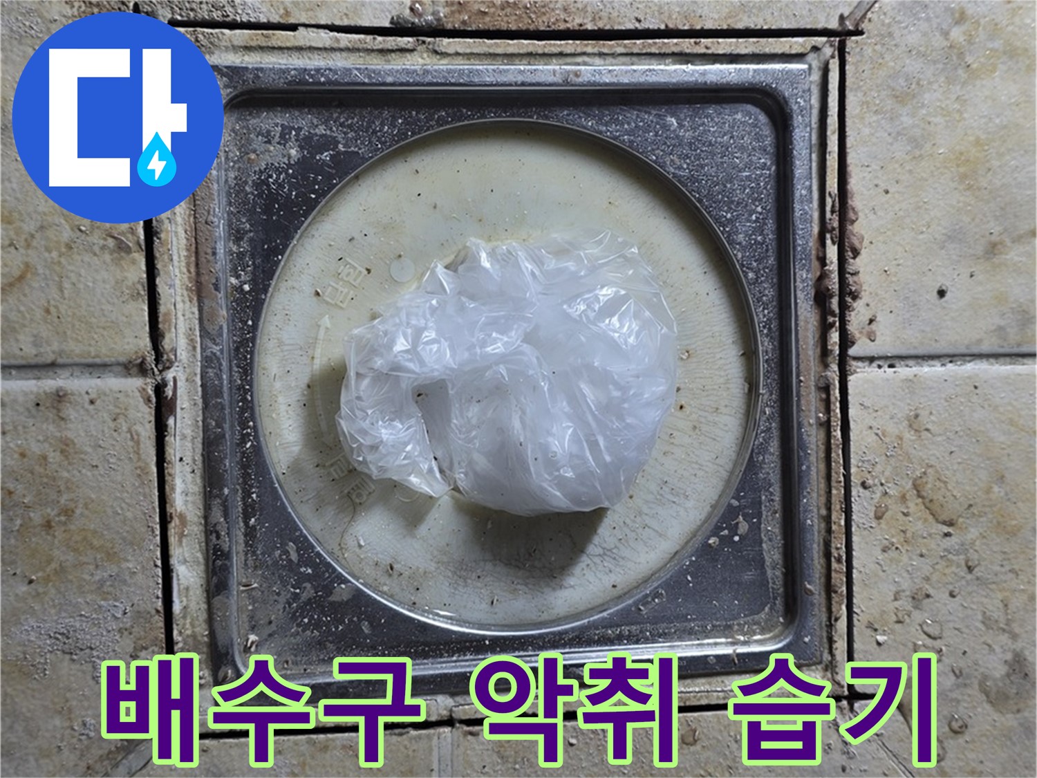 욕실 배수구 악취 및 습기 - 누수와의 연관성 정밀 진단