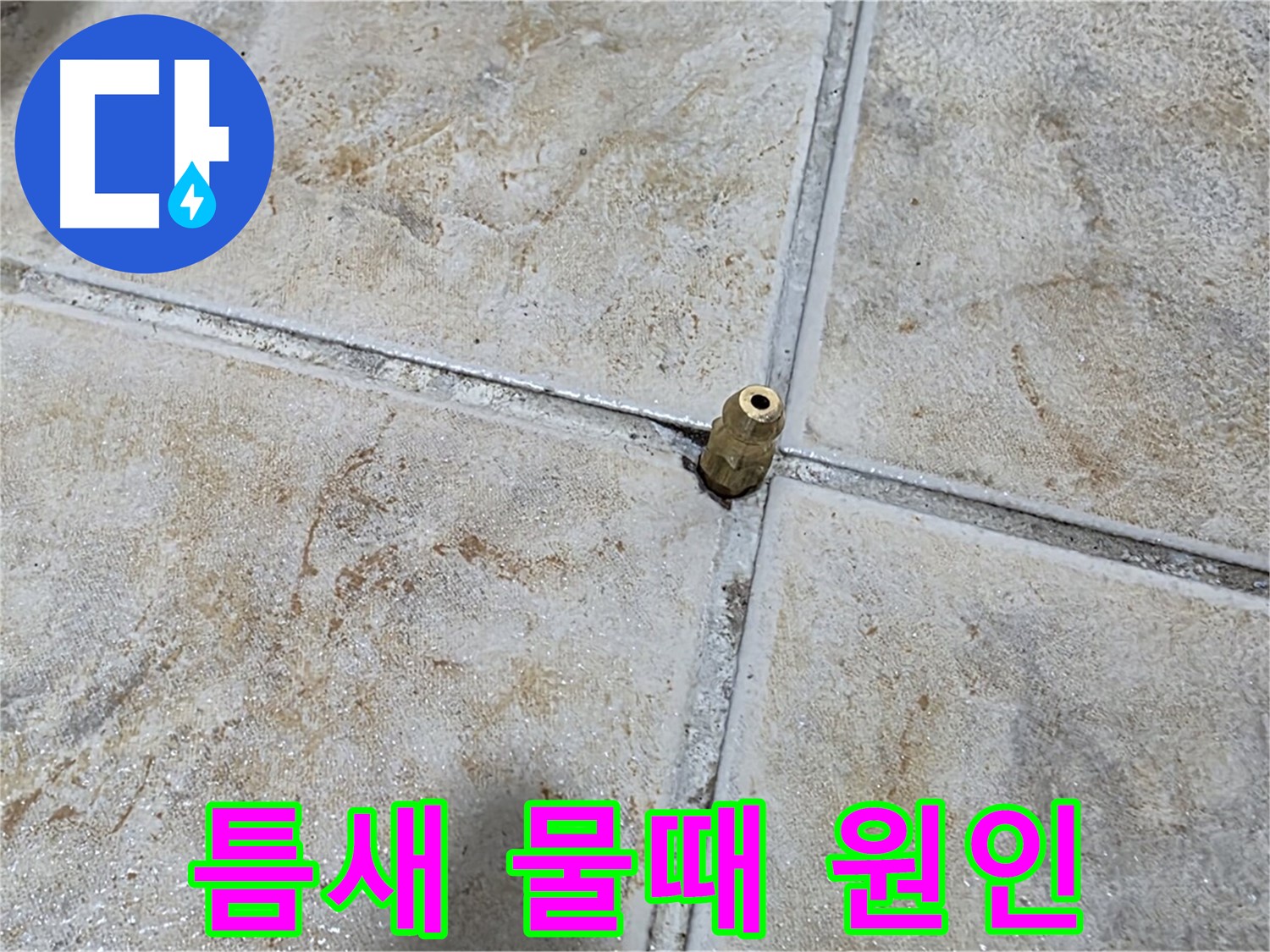 틈새 물때 원인 - 타일 틈새에 낀 물때, 긴급 누수, 원인 파악 후 완벽 해결합니다.