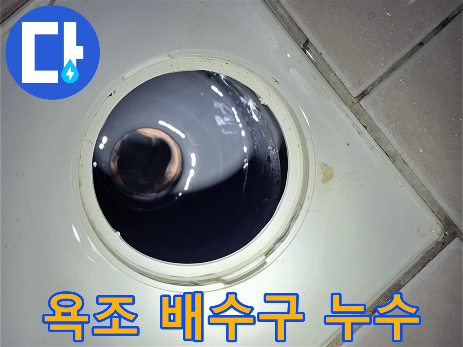 양주 백석 서광아파트 욕조 배수구 누수 - 누수 문제 해결 전문가