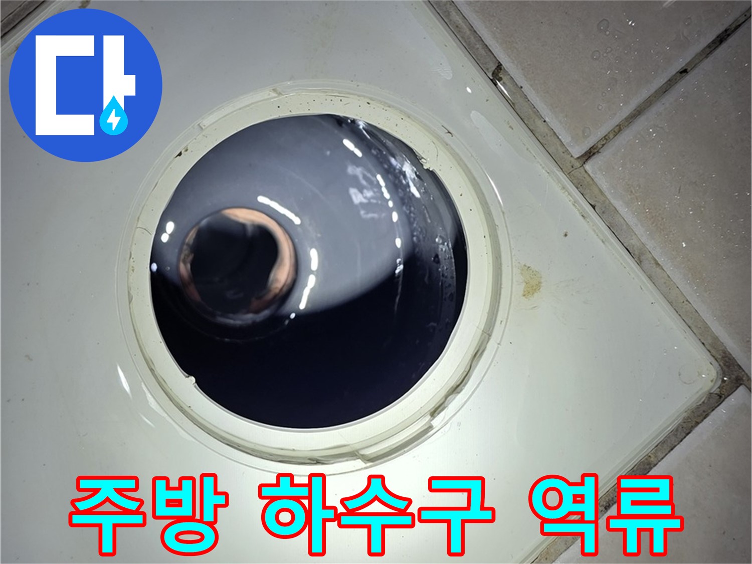 양주 백석 서광아파트 주방 하수구 역류 - 긴급 상황 해결 과정