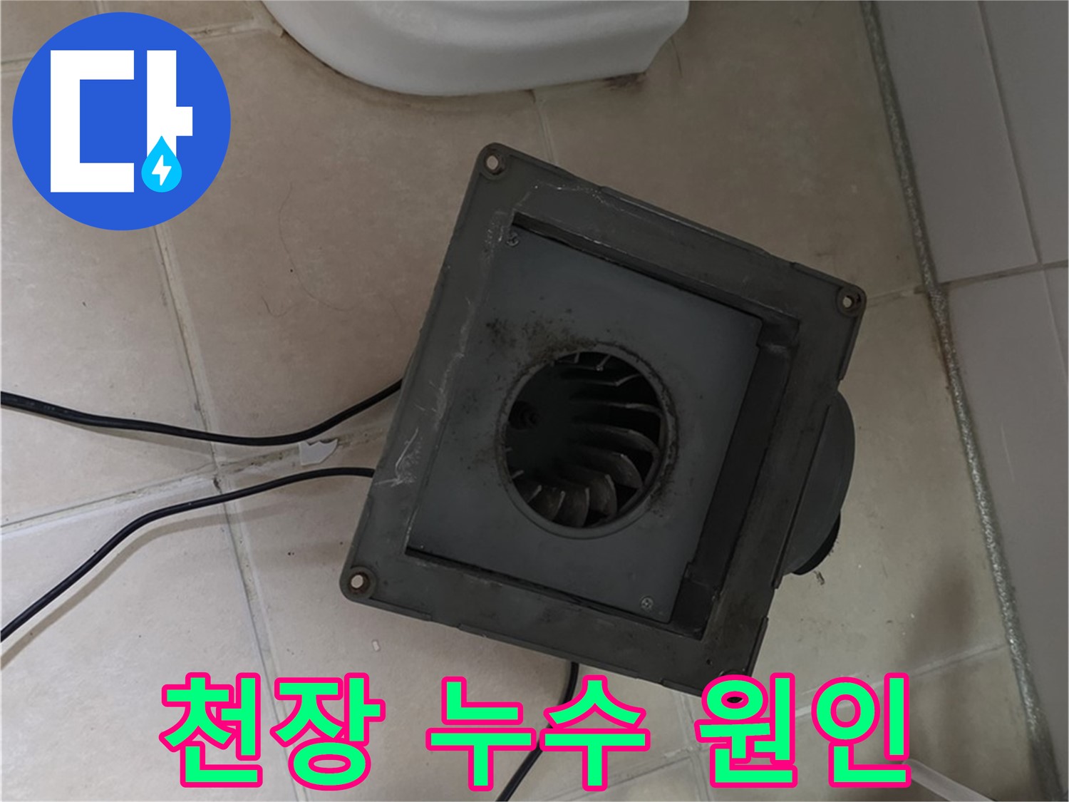 양주 백석 서광아파트 화장실 천장 누수 원인 파악 - 배관 누수 여부 및 방수 상태 점검