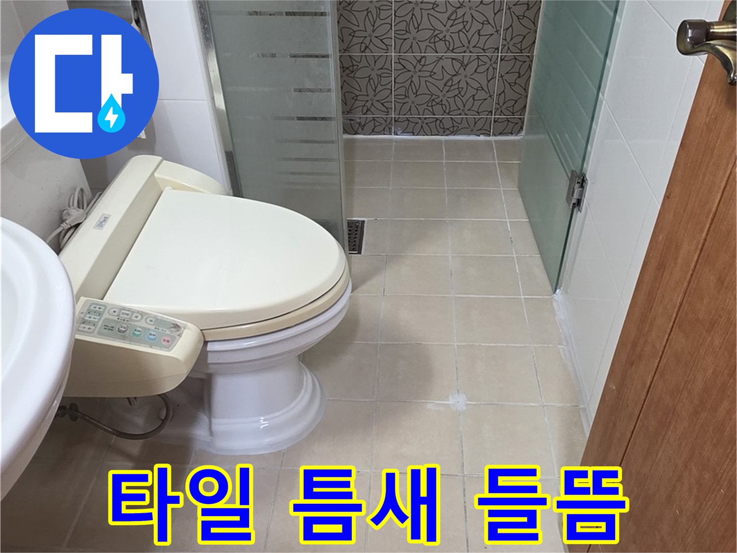 양주 서광아파트 - 변기 옆 타일 틈새 백시멘트 들뜸 누수 진단