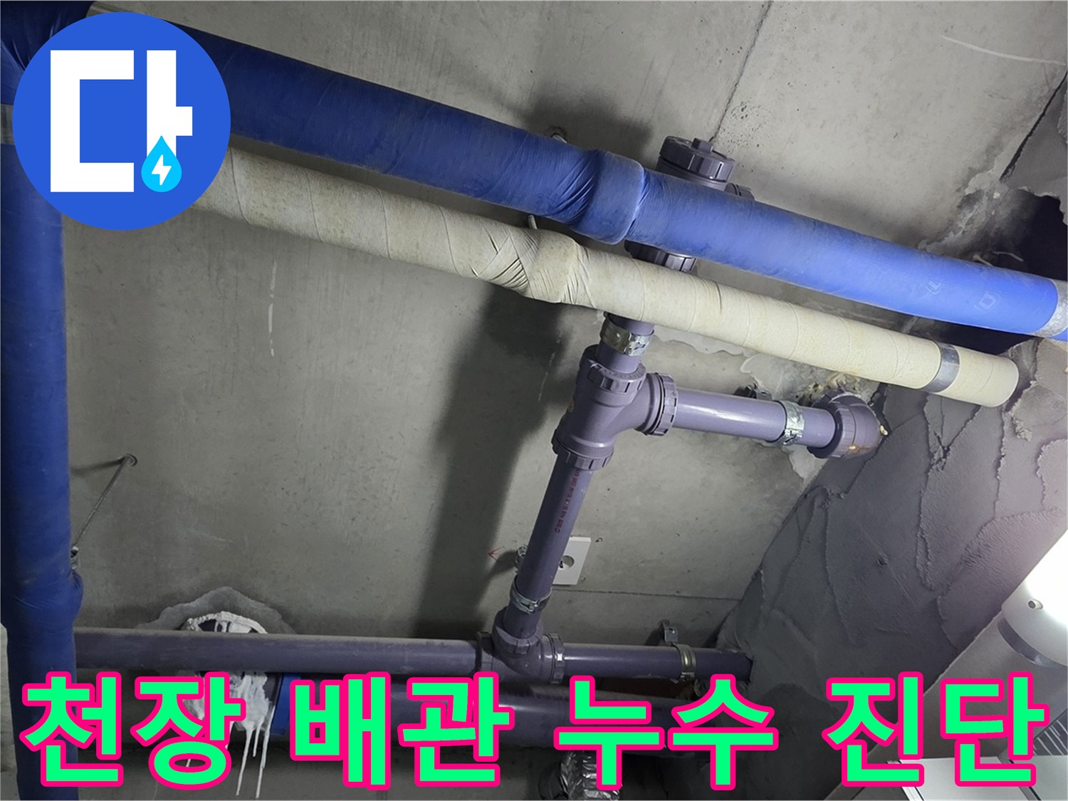 분당 운중동 산운로 아파트 천장 배관 누수 진단 - 누수 위치를 찾기 위한 정밀 탐색 과정