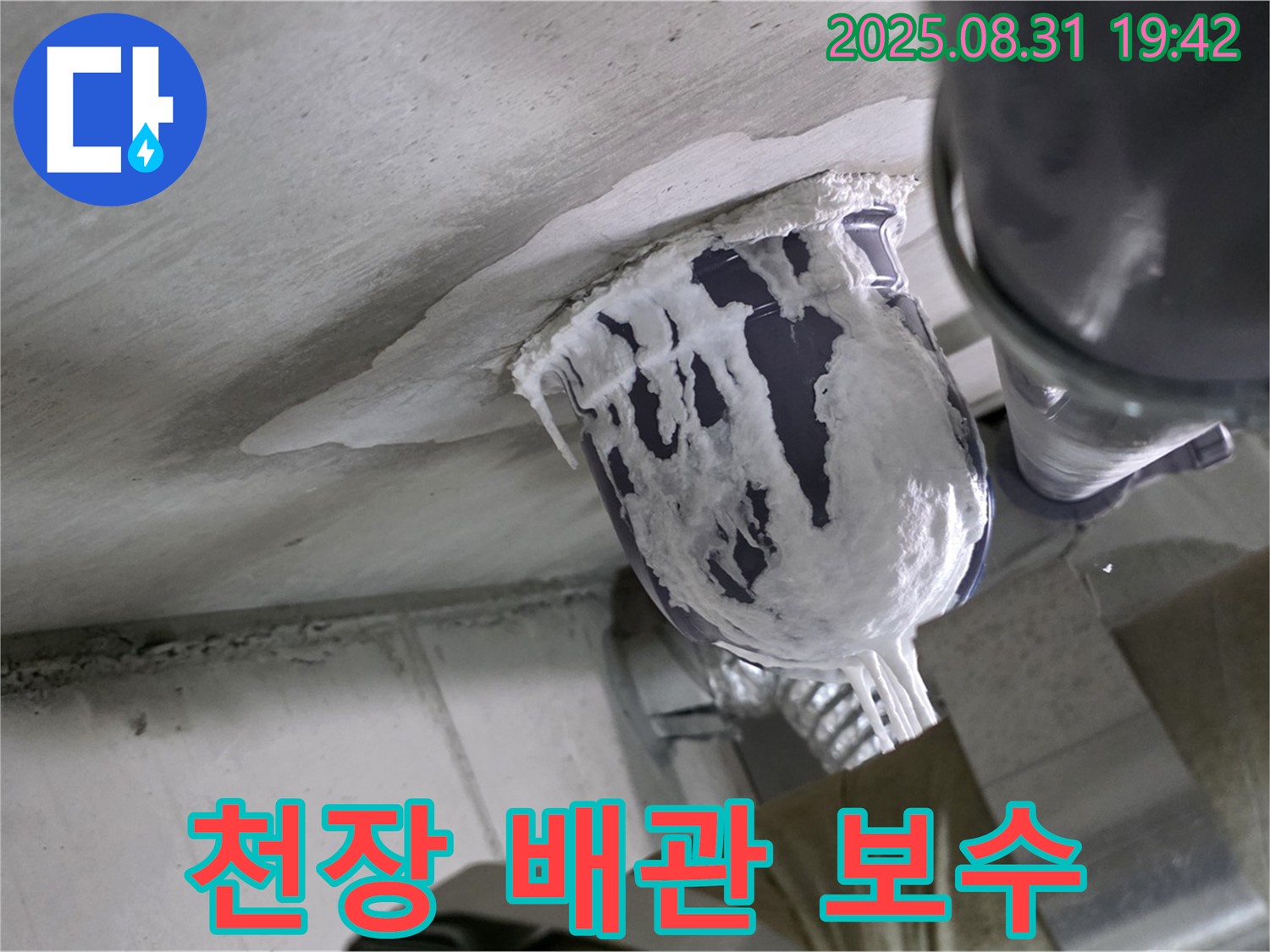 분당 운중동 산운마을 누수 - 6단지 천장 배관 누수를 꼼꼼하게 보수하여 완벽하게 해결했습니다.