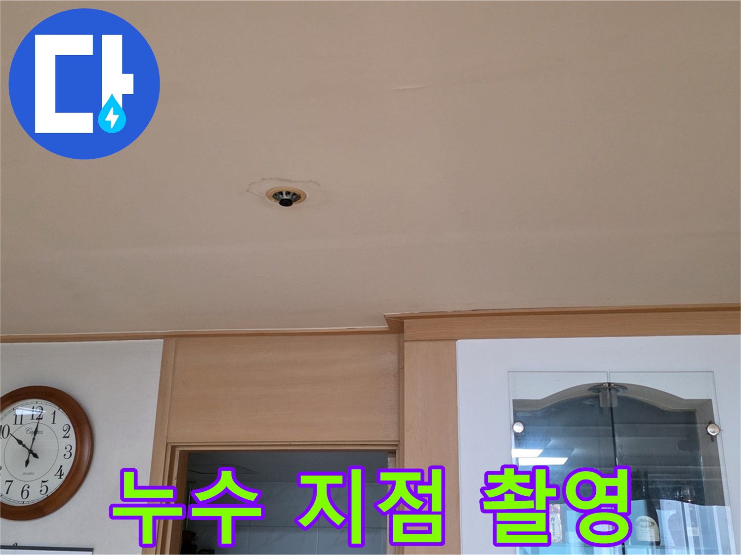 장안동 누수 - 천장 누수 지점 정밀 촬영
