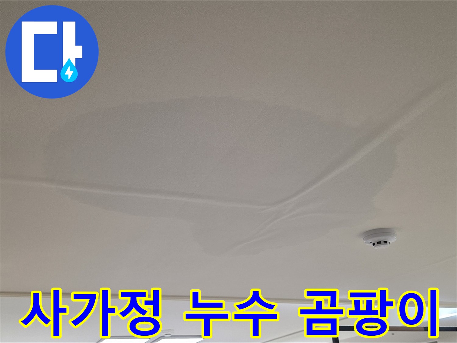 사가정 센트럴아이파크 천장 누수 - 젖은 천장 - 곰팡이 방지 초기 대응