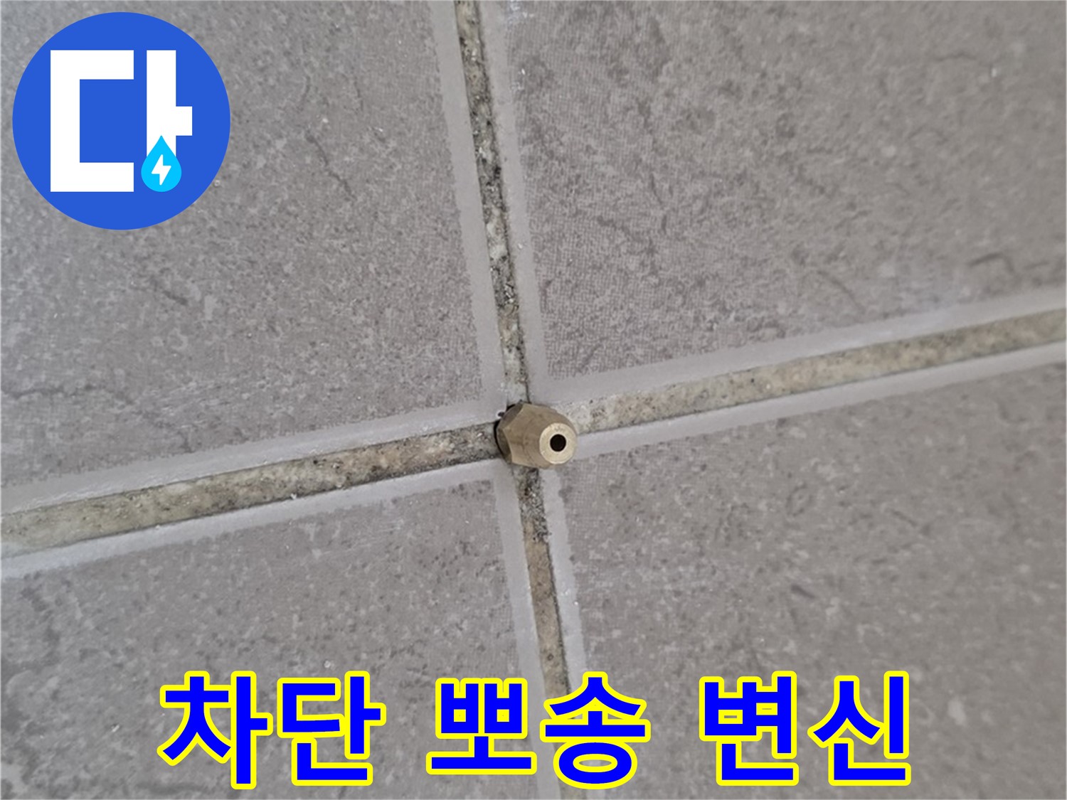 포천 일동 기산베스트빌 주입구 설치 - 타일 틈새 누수 완벽 차단, 뽀송한 공간으로 변신!