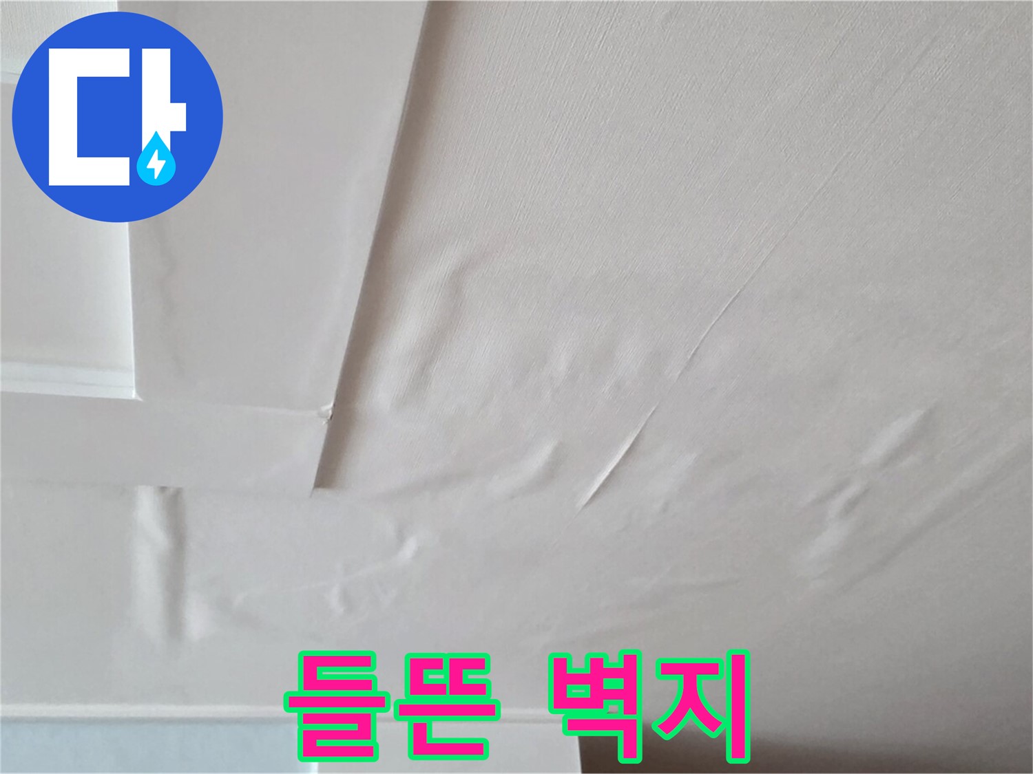 포천 일동 아파트 천장 누수 - 들뜬 벽지와 곰팡이 알레르기 - 재채기 유발