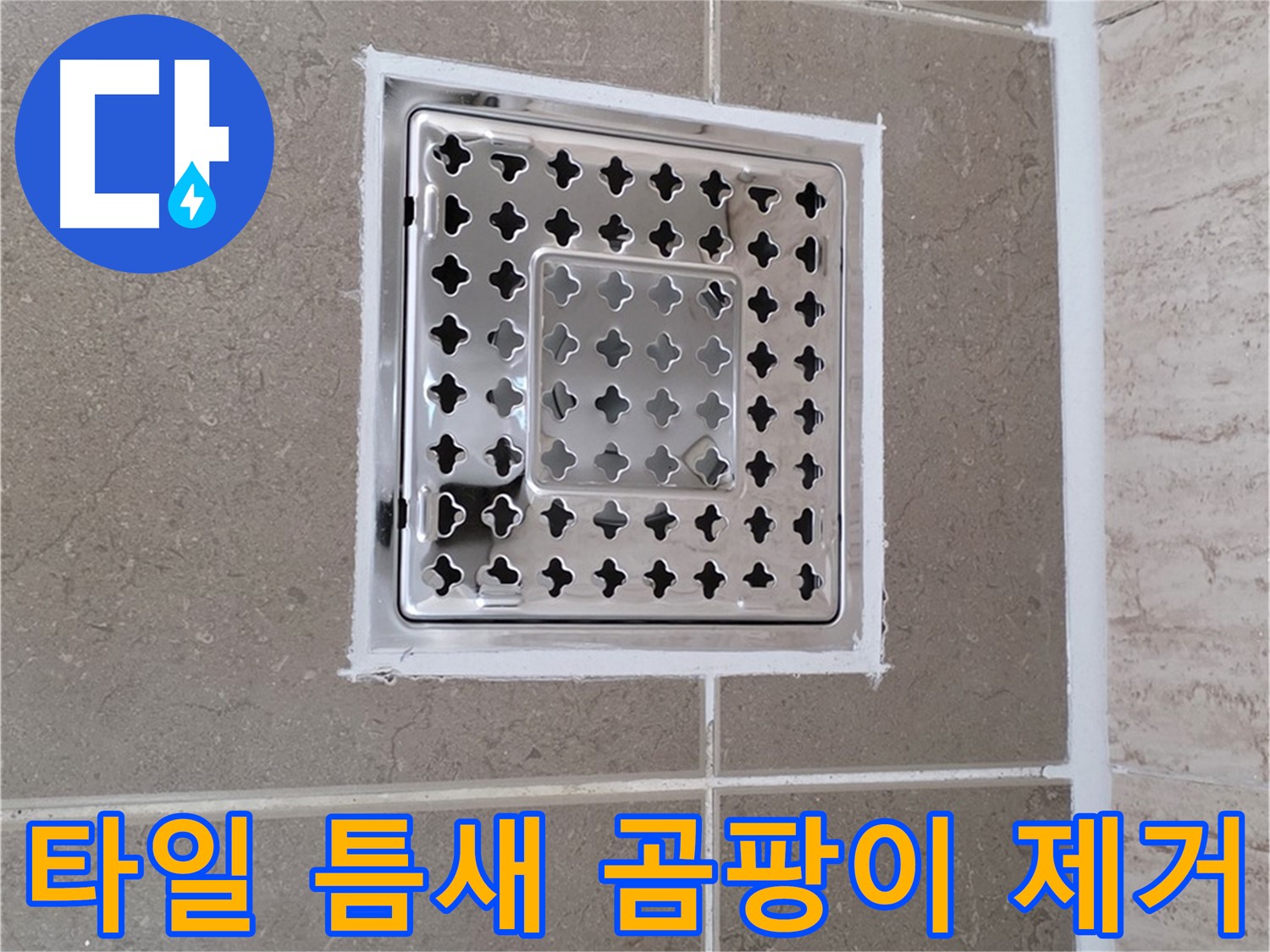 포천 일동 - 욕실 배수구 주변 타일 틈새 곰팡이, 완벽 제거 및 예방 비법