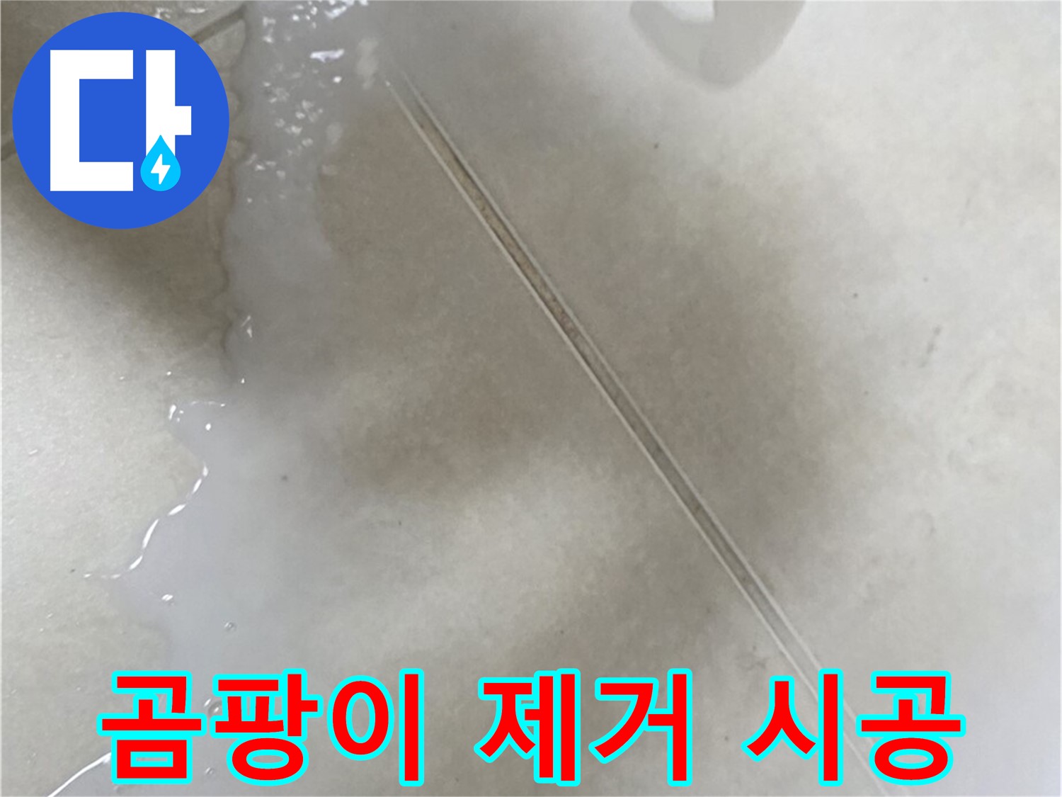 양주시 옥정동 율정마을 - 곰팡이 제거 후 방수액 시공으로 누수 해결