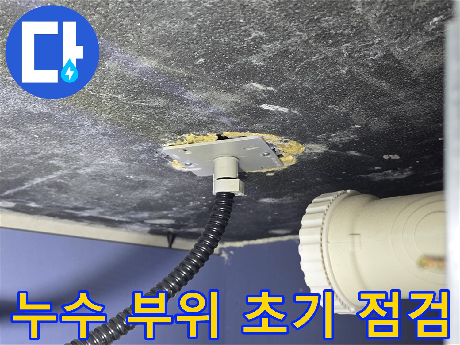 운정어반프라임 세탁실 누수 - 누수 부위를 초기 점검하여 원인 파악