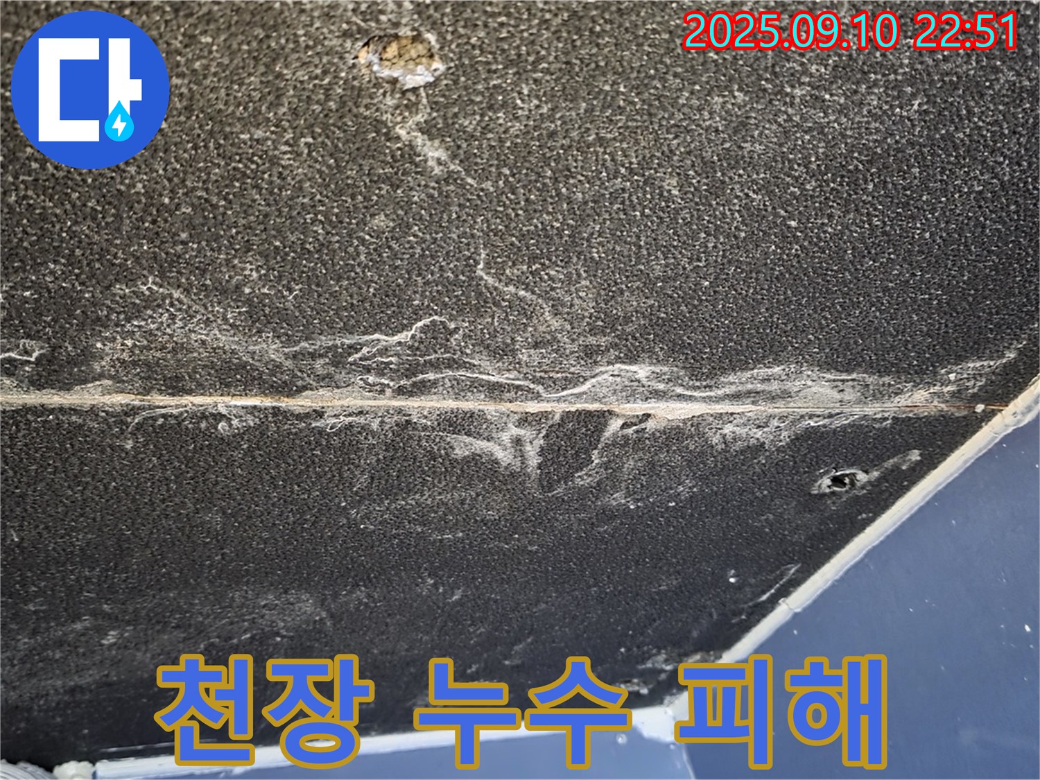 파주 동패동 운정어반프라임 아파트 천장 누수 피해 상황 - 꼼꼼한 점검으로 누수 원인을 찾습니다.