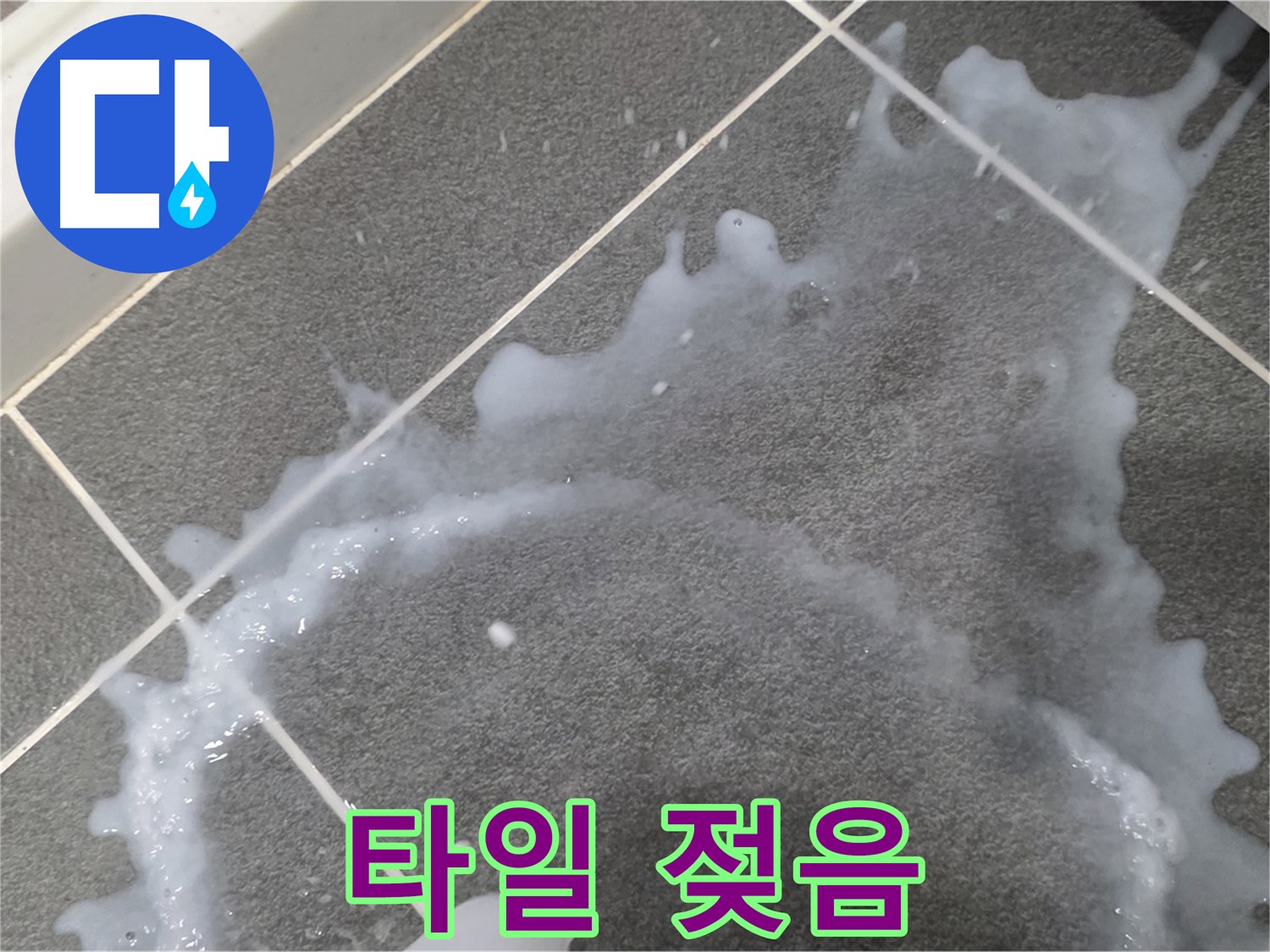 파주시 동패동 운정어반프라임 1201동 아파트 타일 젖음 - 누수탐지 전문 업체가 누수 진단과 책임감 있는 시공으로 문제 해결