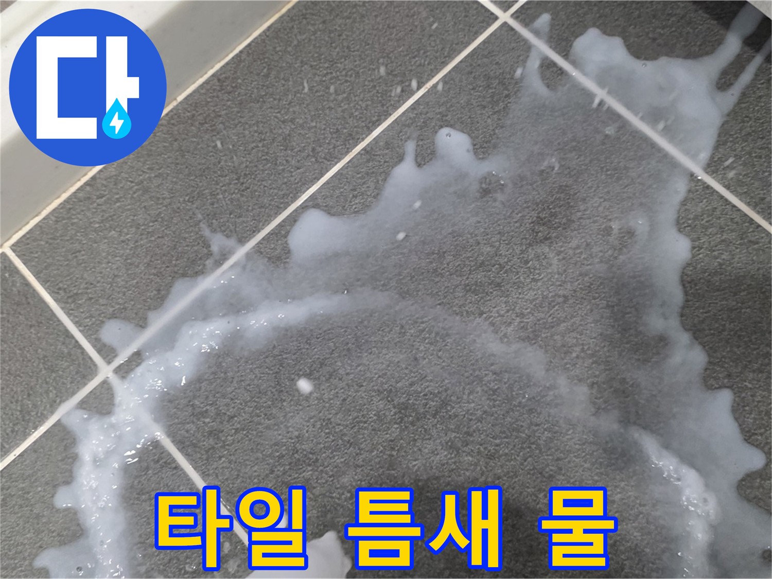 파주시 동패동 운정어반프라임 1201동 아파트 타일 틈새 물 - 긴급하게 누수를 차단하고 신속하게 해결합니다.