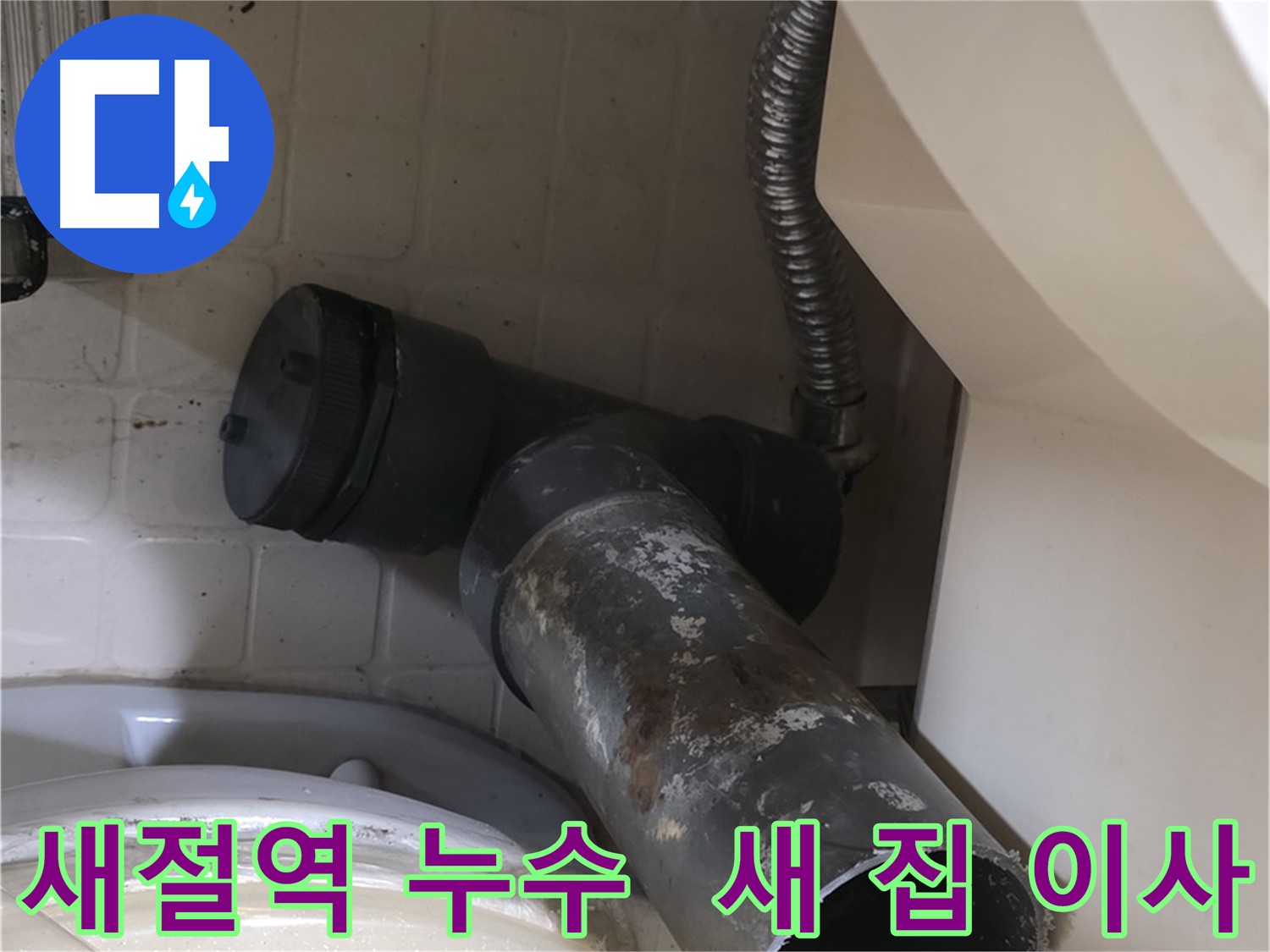새절역 현대아파트 변기 누수 - 낡은 오수관, 이제 새 집으로!