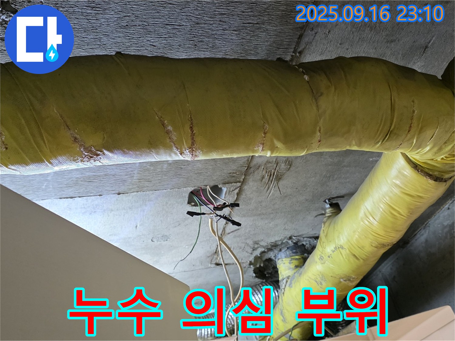 서울 은평구 신사동 아파트 - 천장 배관 누수 의심 부위 확인 - 꼼꼼한 점검 과정