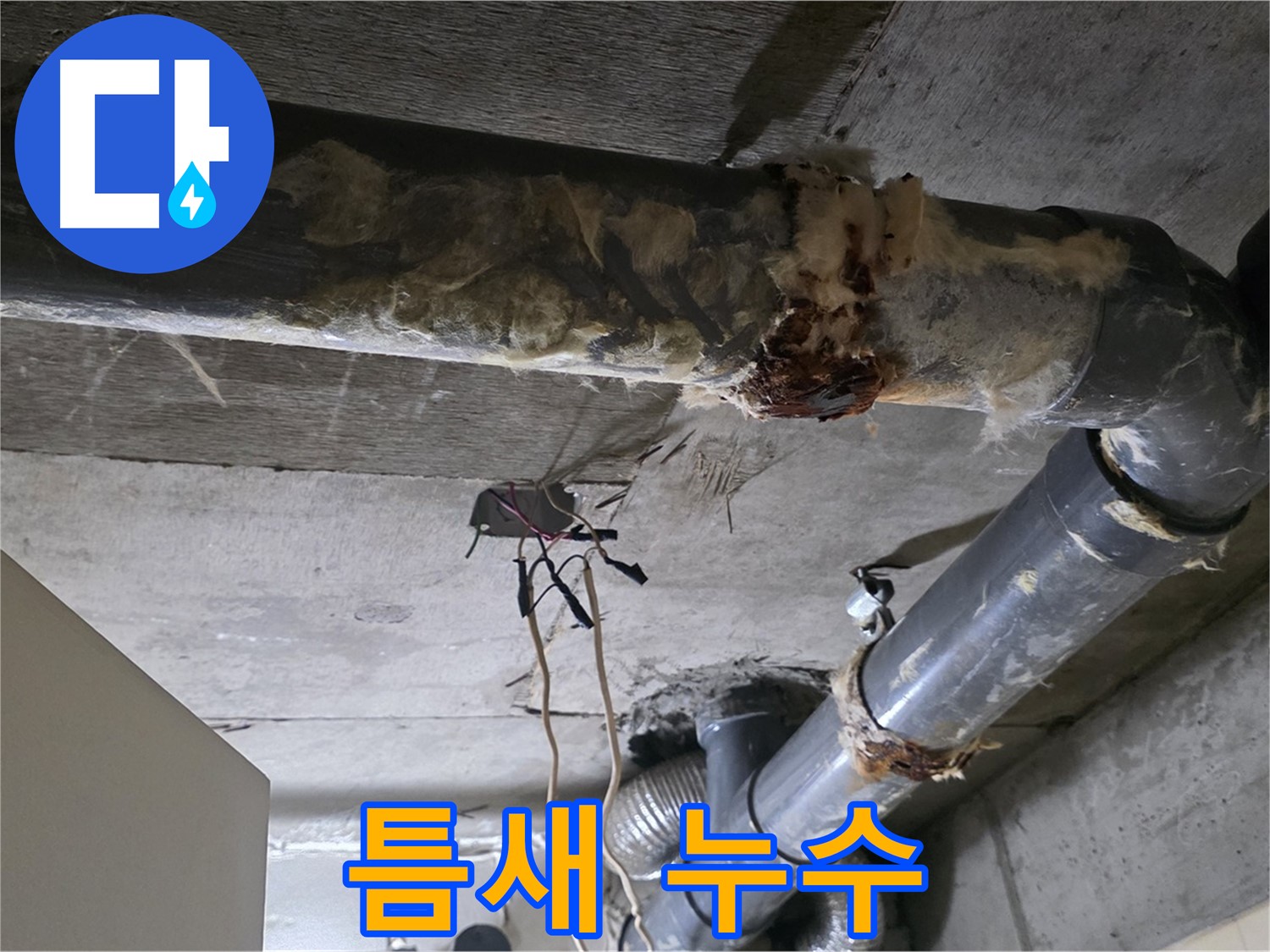 신사동 현대아파트 누수 - 오수 배관 연결부 작은 틈새 누수 - 꼼꼼한 점검이 필요합니다