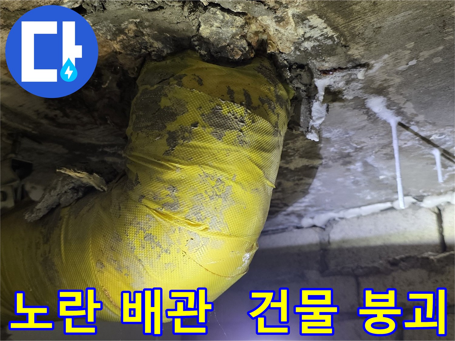 축축한 천장, 노란 배관의 절규 - 누수 방치 시 건물 붕괴 위험 - 새절역 누수 긴급 점검