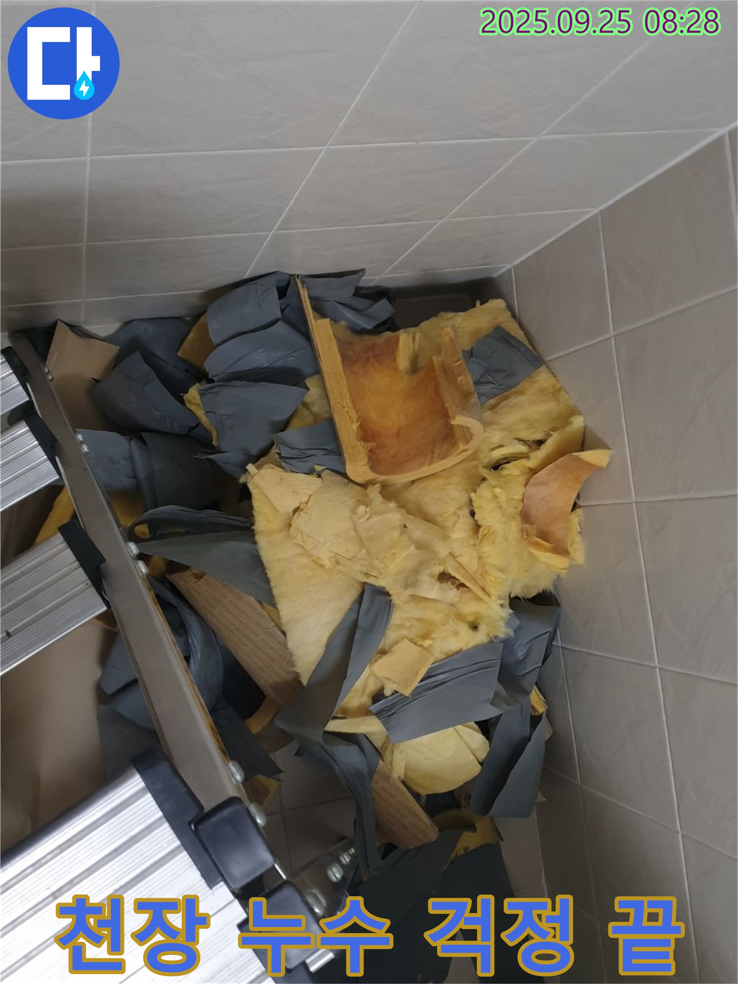 광적면 천장 누수 해결 - 꼼꼼한 누수 탐지와 정확한 시공으로 누수 문제 해결
