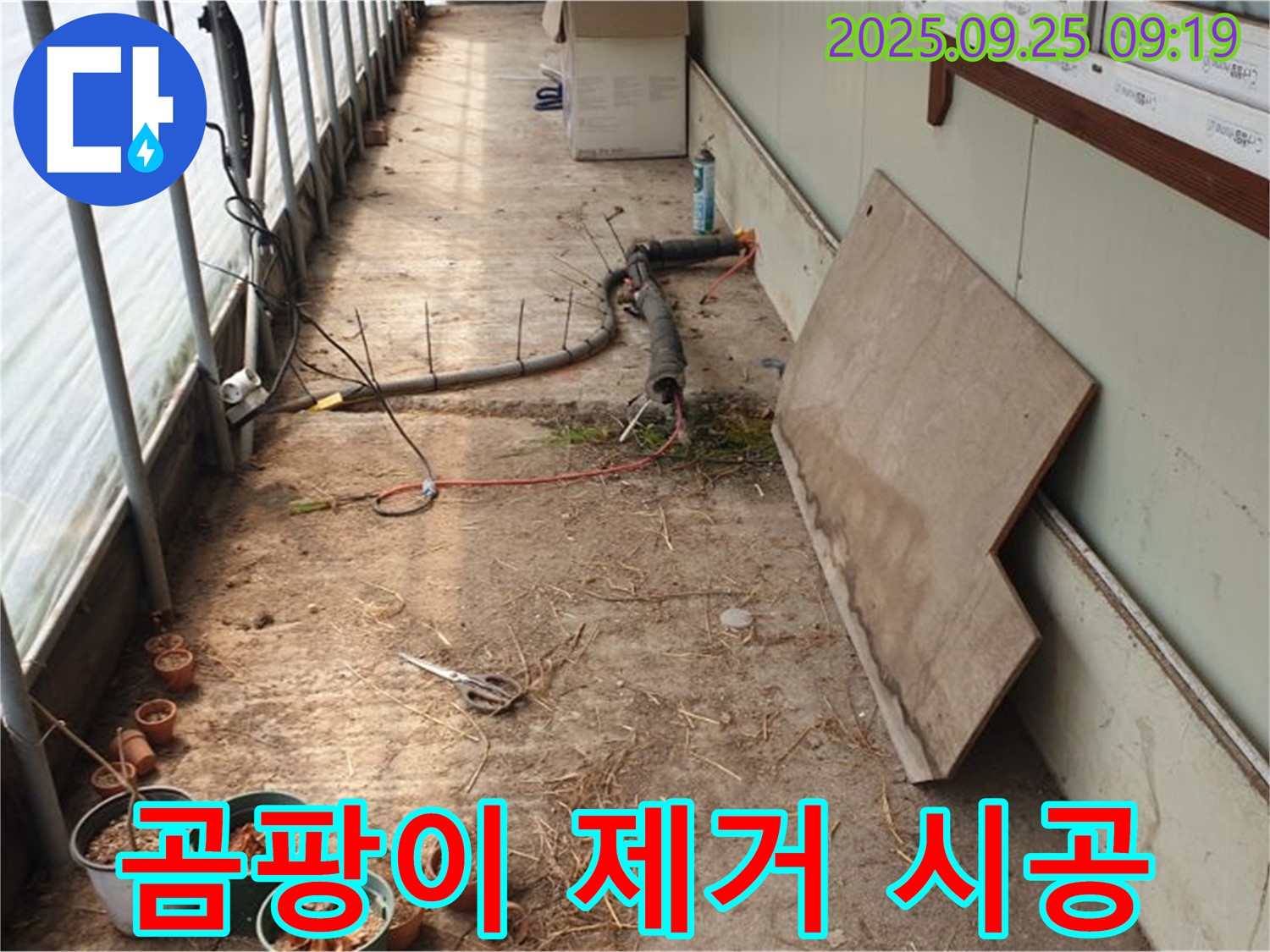 양주시 백석읍 - 곰팡이 제거를 포함한 베란다 누수 공사
