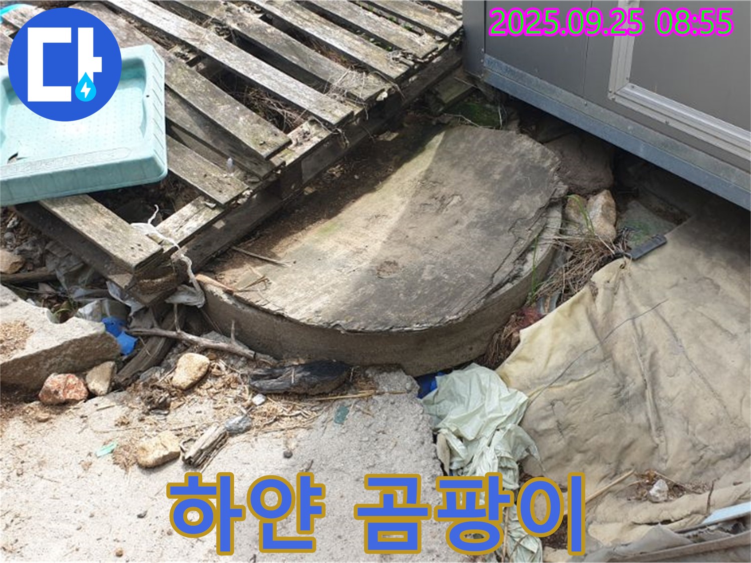 양주시 백석읍 복지리 누수 - 폐자재 속 하얀 곰팡이 건강