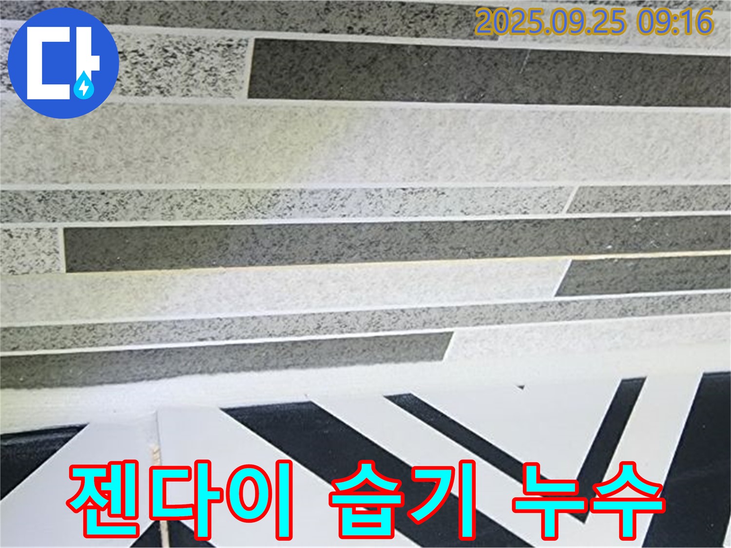 양주시 백석읍 오산리 젠다이 누수 - 수납장 안쪽 습기는 누수의 신호 - 꼼꼼하게 확인하세요.