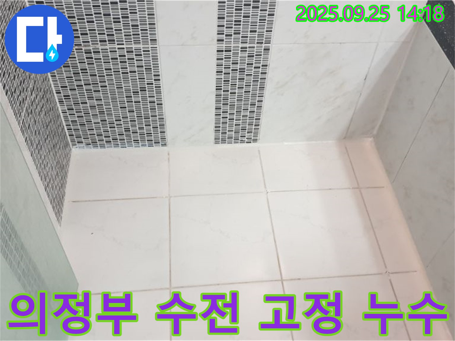 의정부시 의정부1동 샤워기 수전 고정 불량 누수 - 흔들리는 샤워기 수전을 튼튼하게 고정하여 누수를 해결합니다.