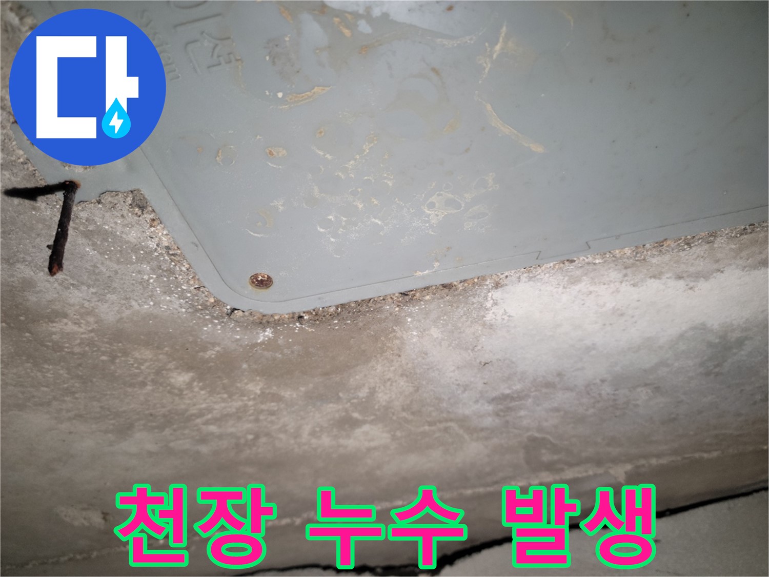 동두천 누수 - 천장 누수 발생 지점 확인 - 책임 시공 약속