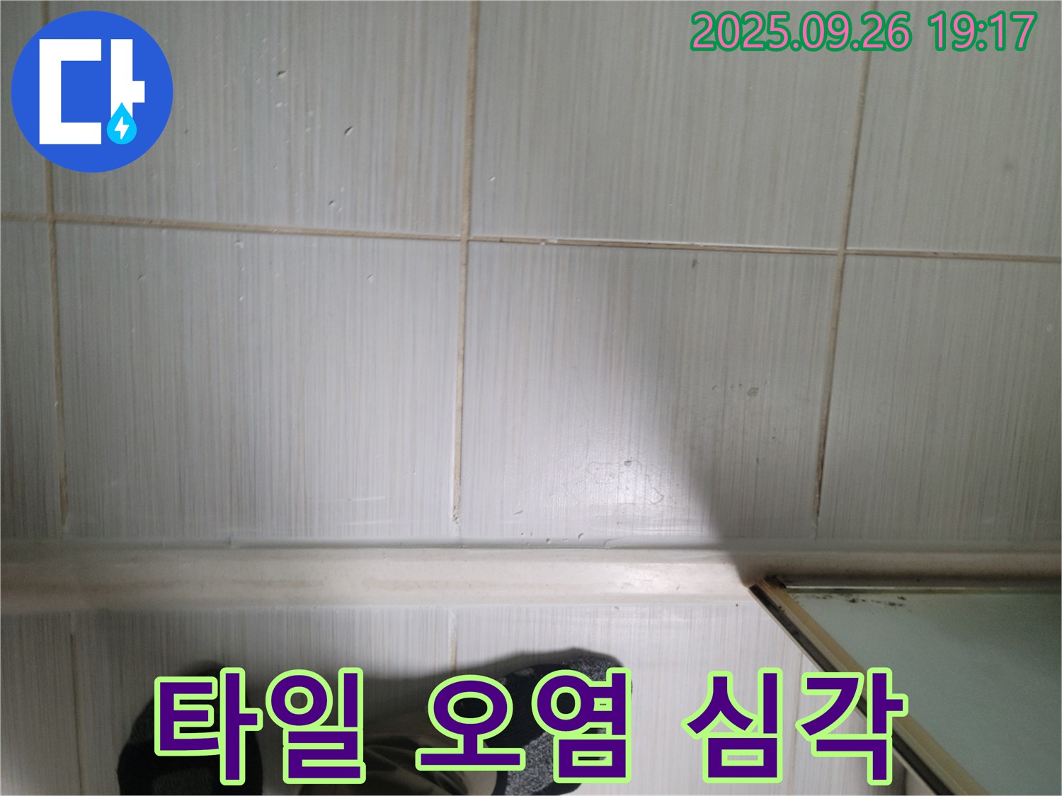 동두천 생연동 누수 - 타일 틈새 오염의 심각한 상태를 확인하고 베테랑의 꼼꼼한 손길로 해결해 드리겠습니다.
