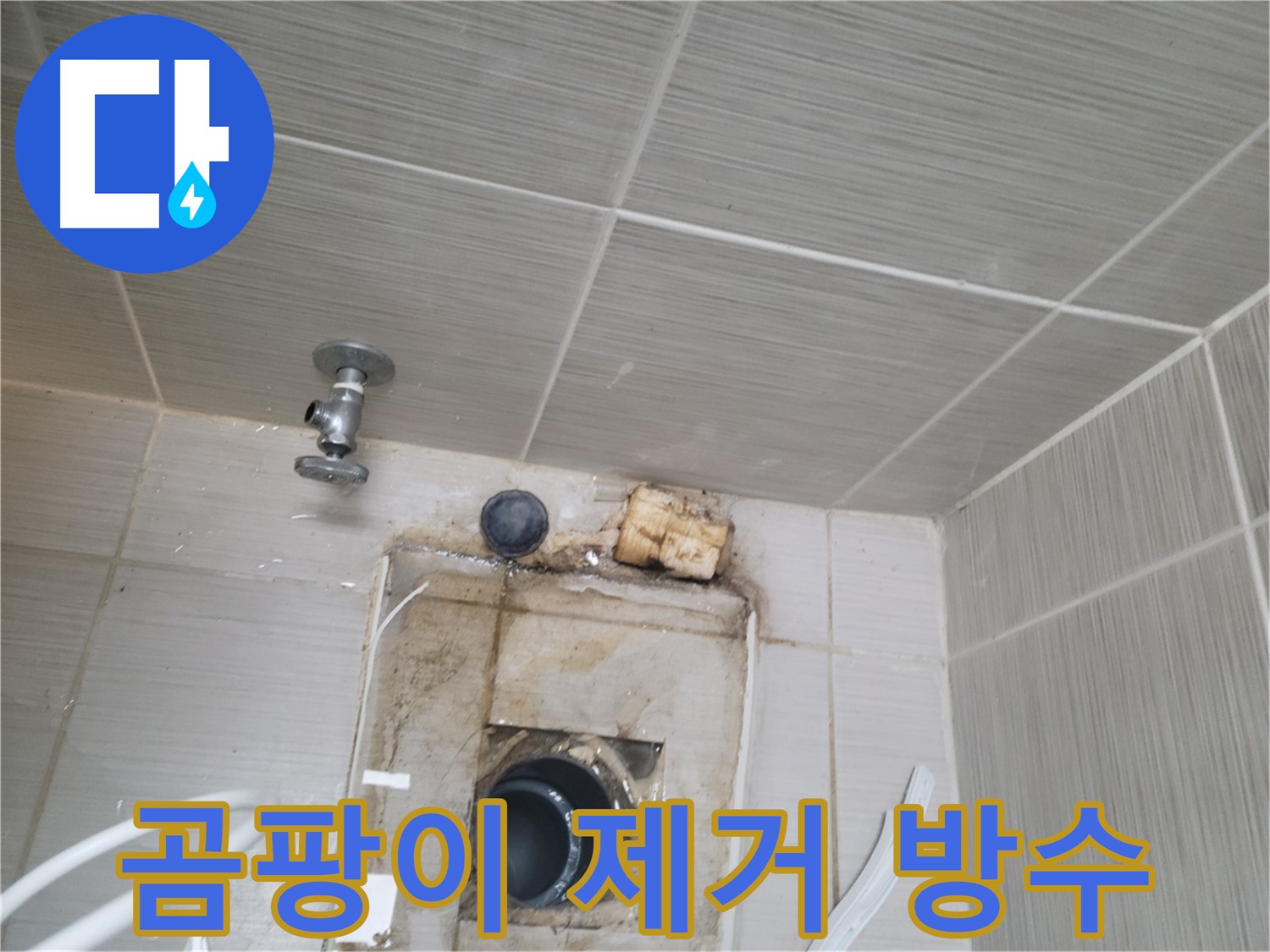 동두천 신창비바패밀리-2단지 환풍구 주변 곰팡이 제거 및 방수 작업