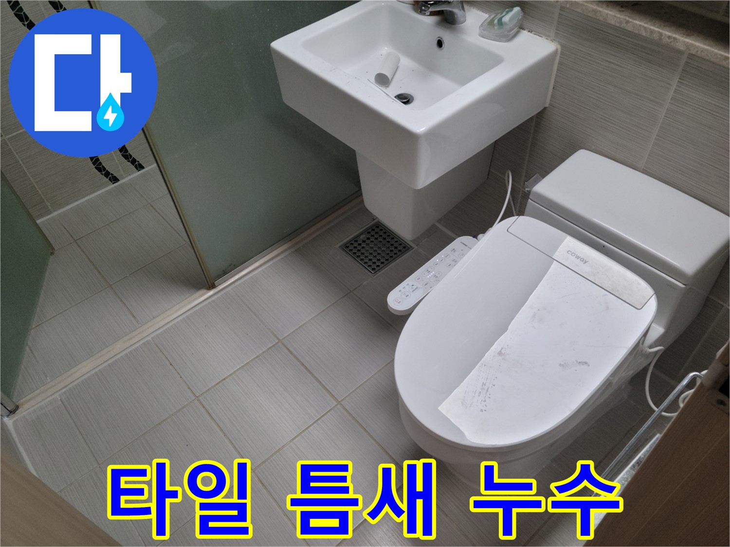 동두천시 강변로 타일 틈새 누수 - 타일 틈새의 작은 누수도 놓치지 않고 해결합니다.