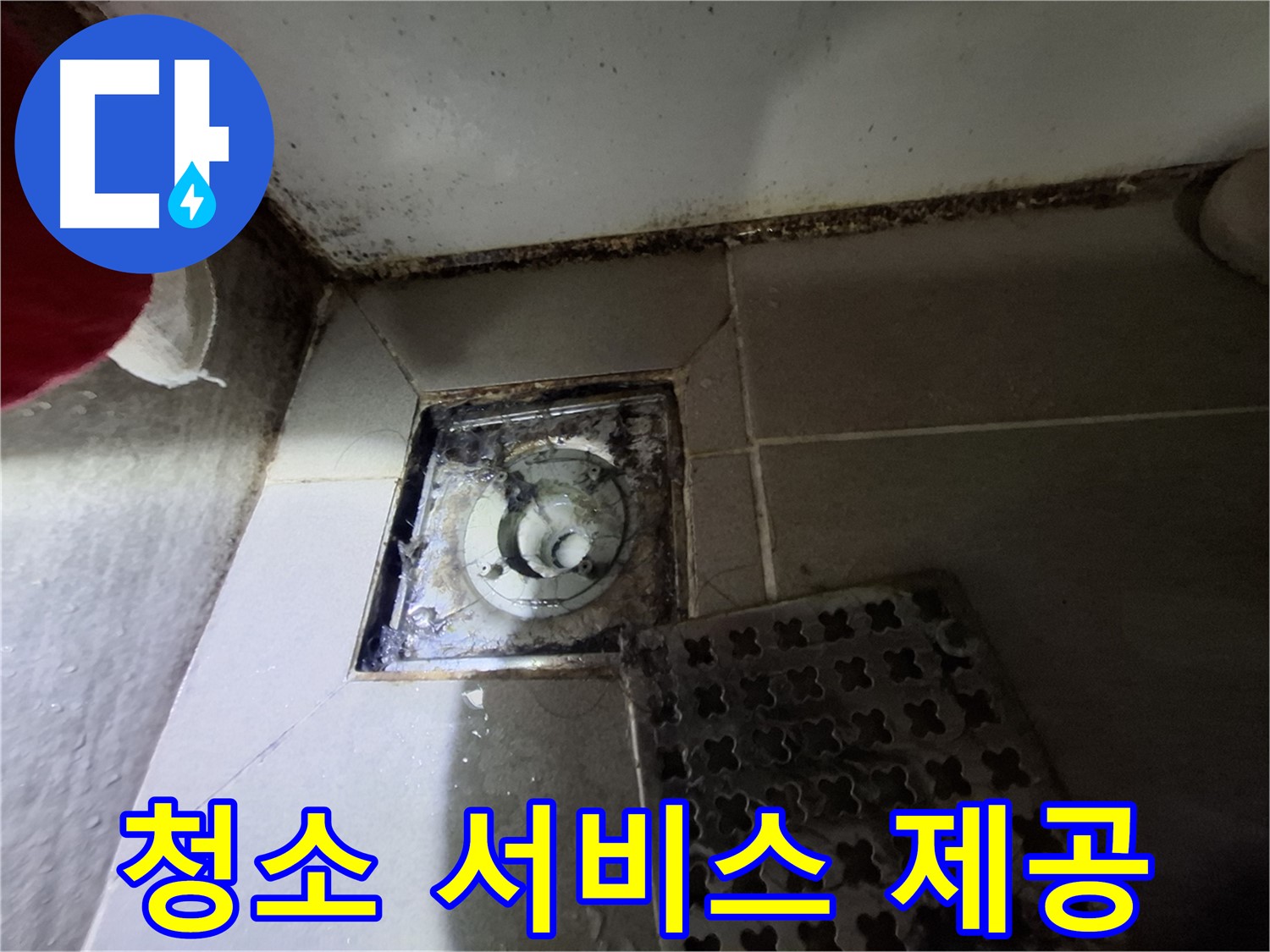 봇들마을2단지 아파트 욕실 - 곰팡이 제거 및 청소 서비스 제공