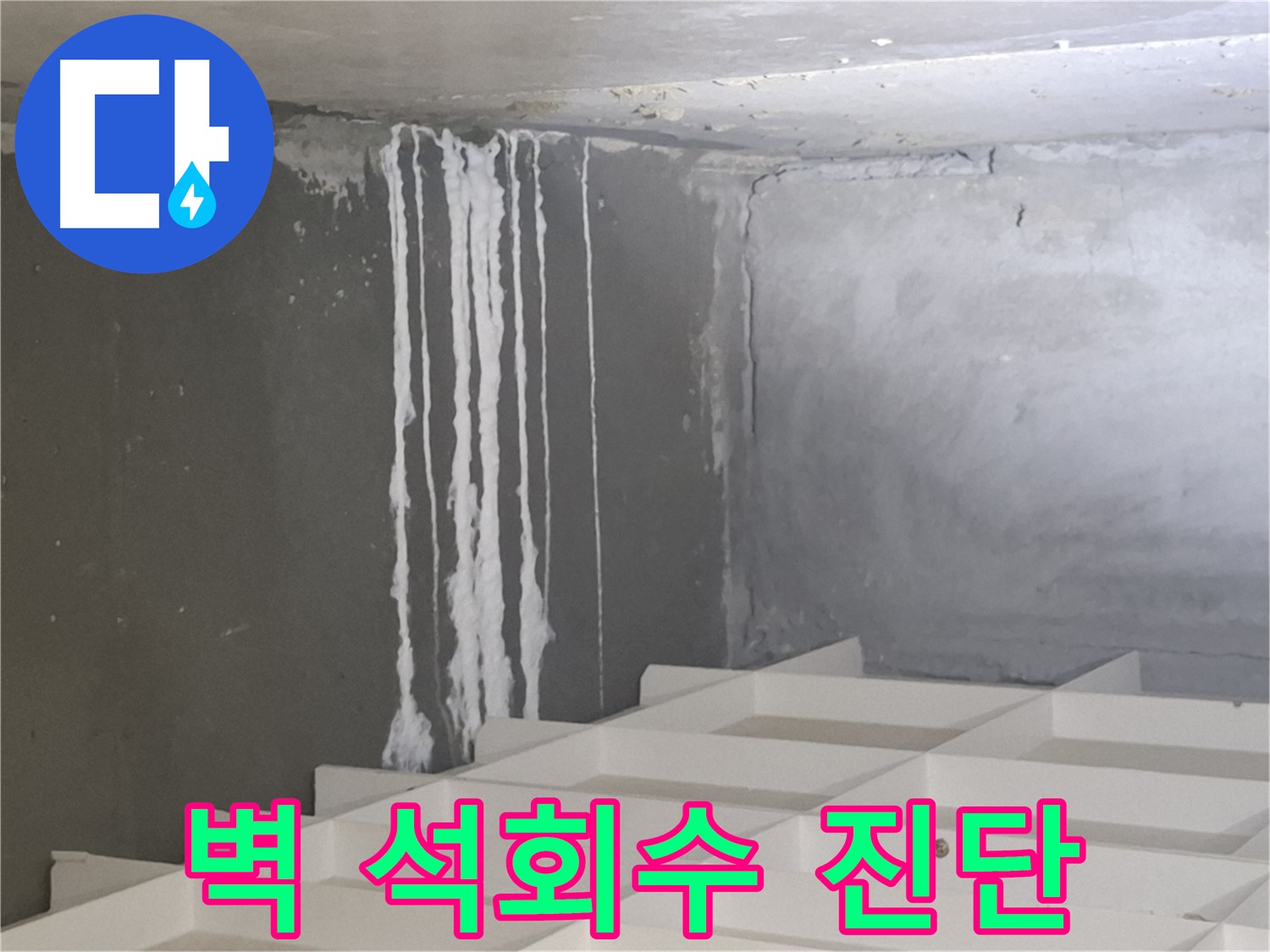 분당 누수 전문가의 삼평동 아파트 누수 해결 - 벽 누수, 하얀 석회수 원인 완벽 분석