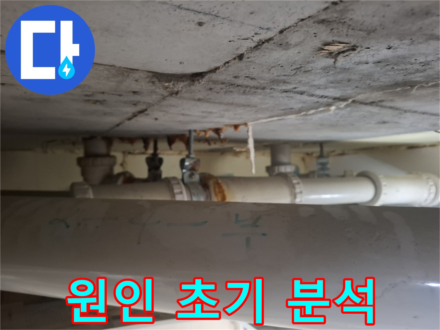분당 봇들마을2단지 아파트 - 천장 배관 누수, 초기 원인 정밀 분석 중