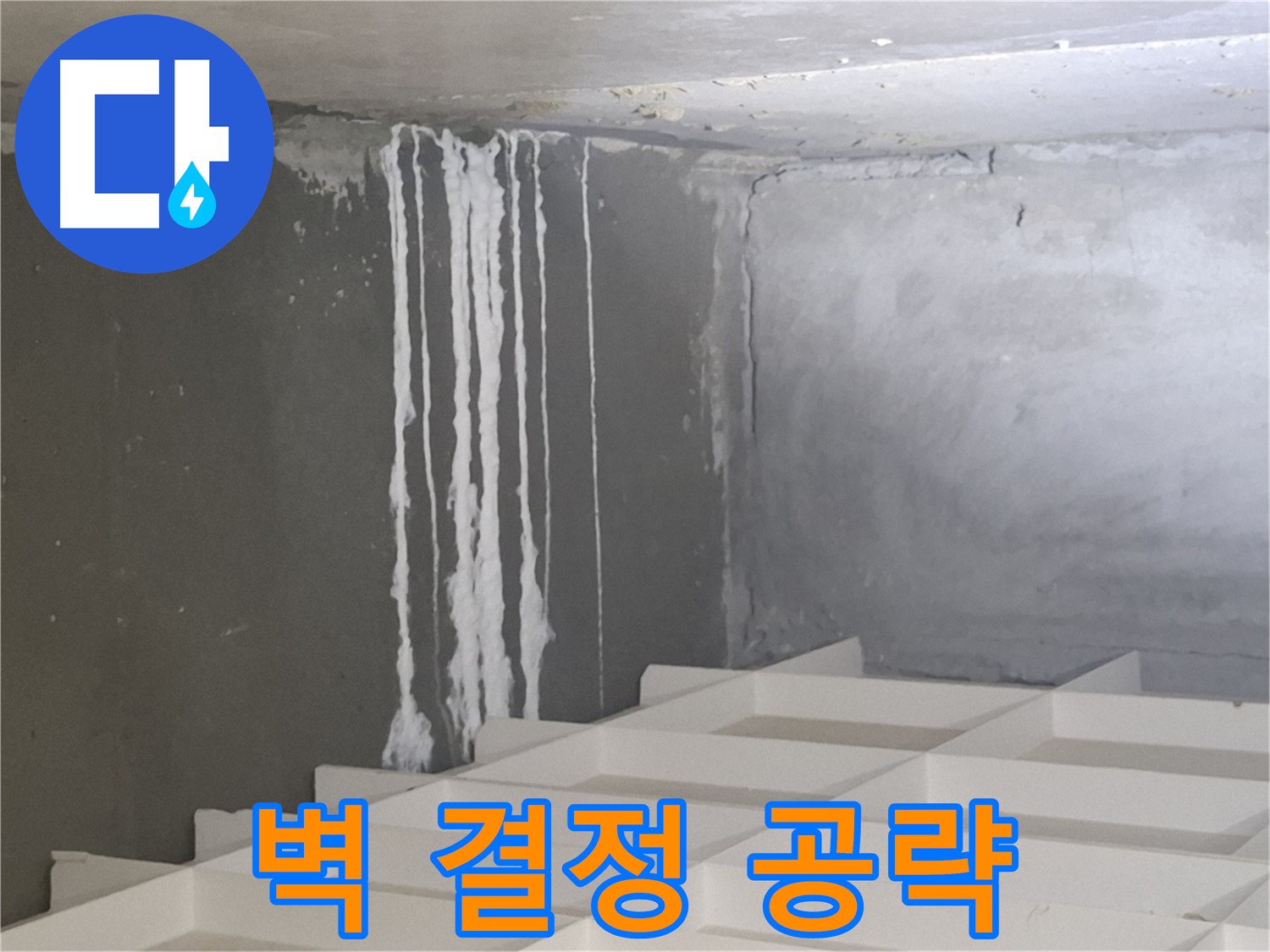 삼평동 아파트 누수 클리닉 - 벽에 맺힌 하얀 결정, 숨겨진 누수 원인 꼼꼼히 찾기