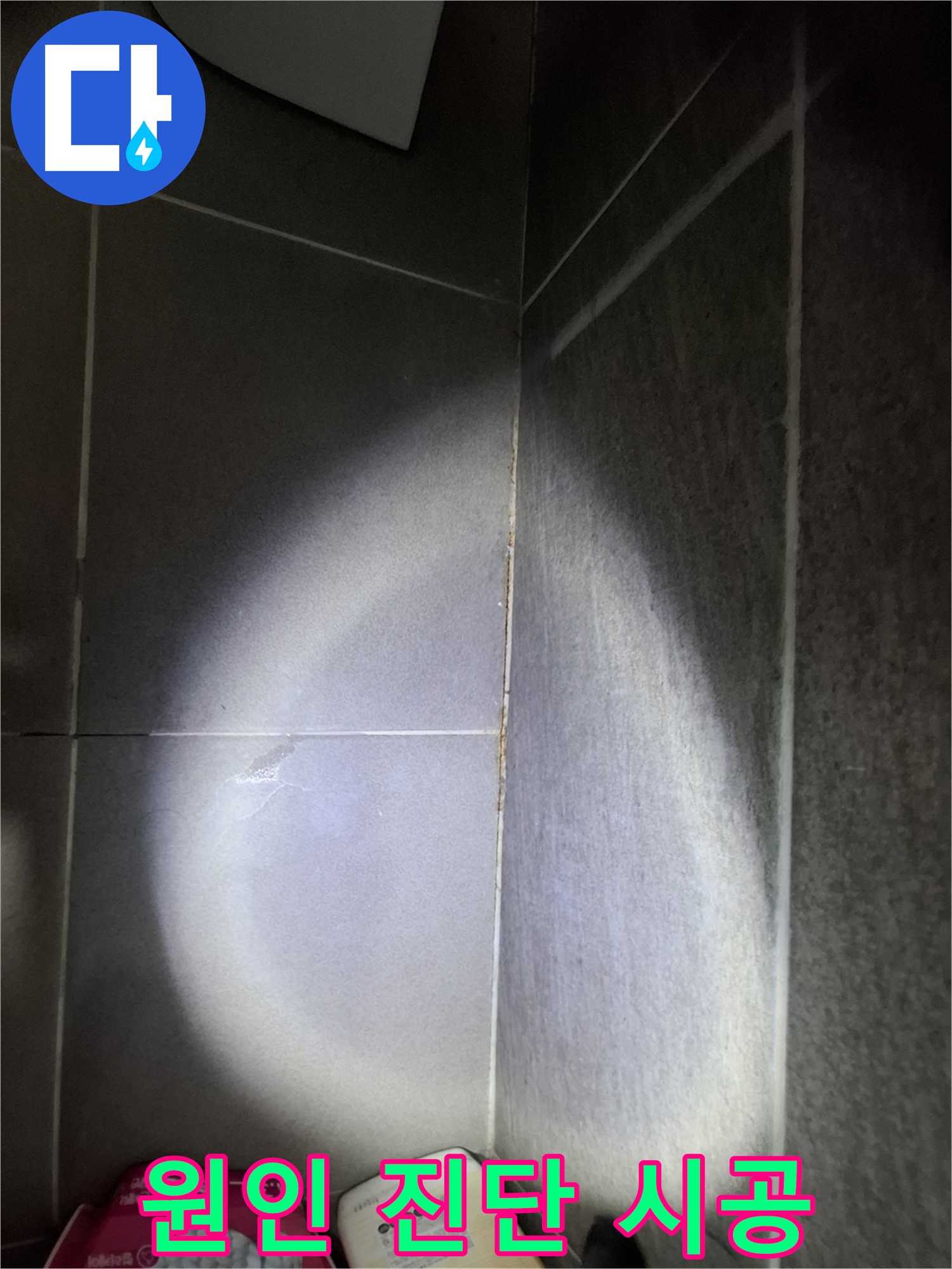 판교 봇들마을 욕실 타일 틈새 누수 - 누수 원인 진단부터 완벽 시공까지 원스톱