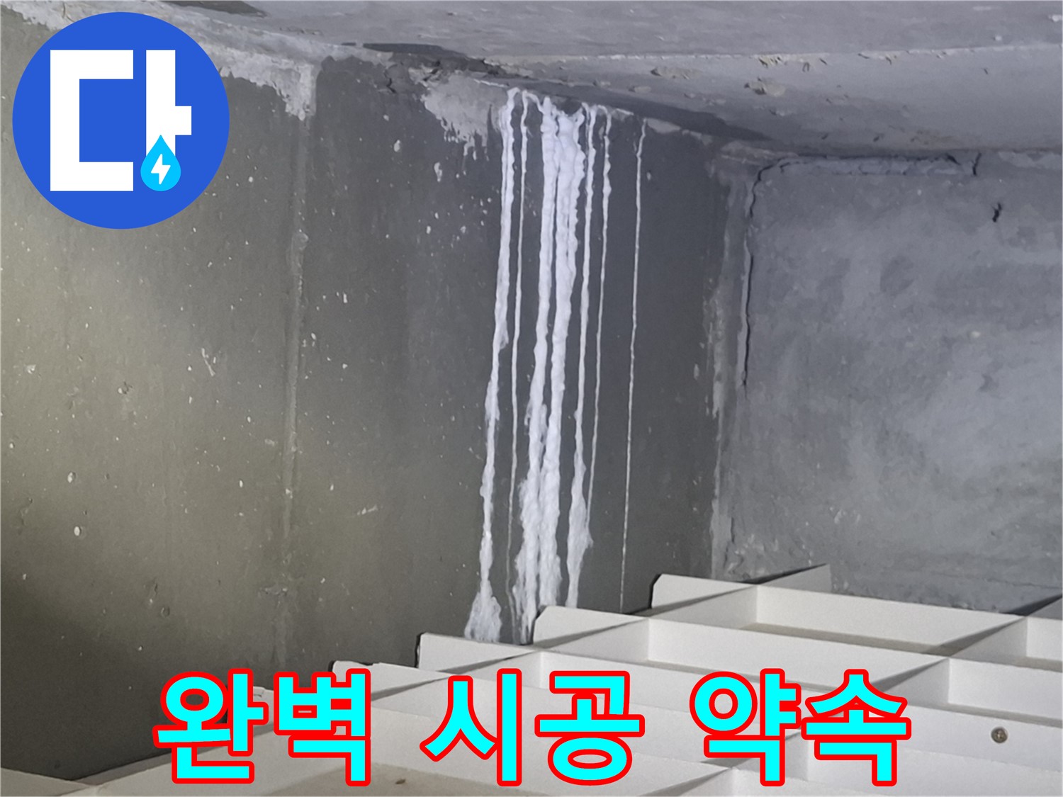 판교 봇들마을2단지 아파트 누수 - 주차장 누수 공사, 완벽 시공으로 재발 방지 약속