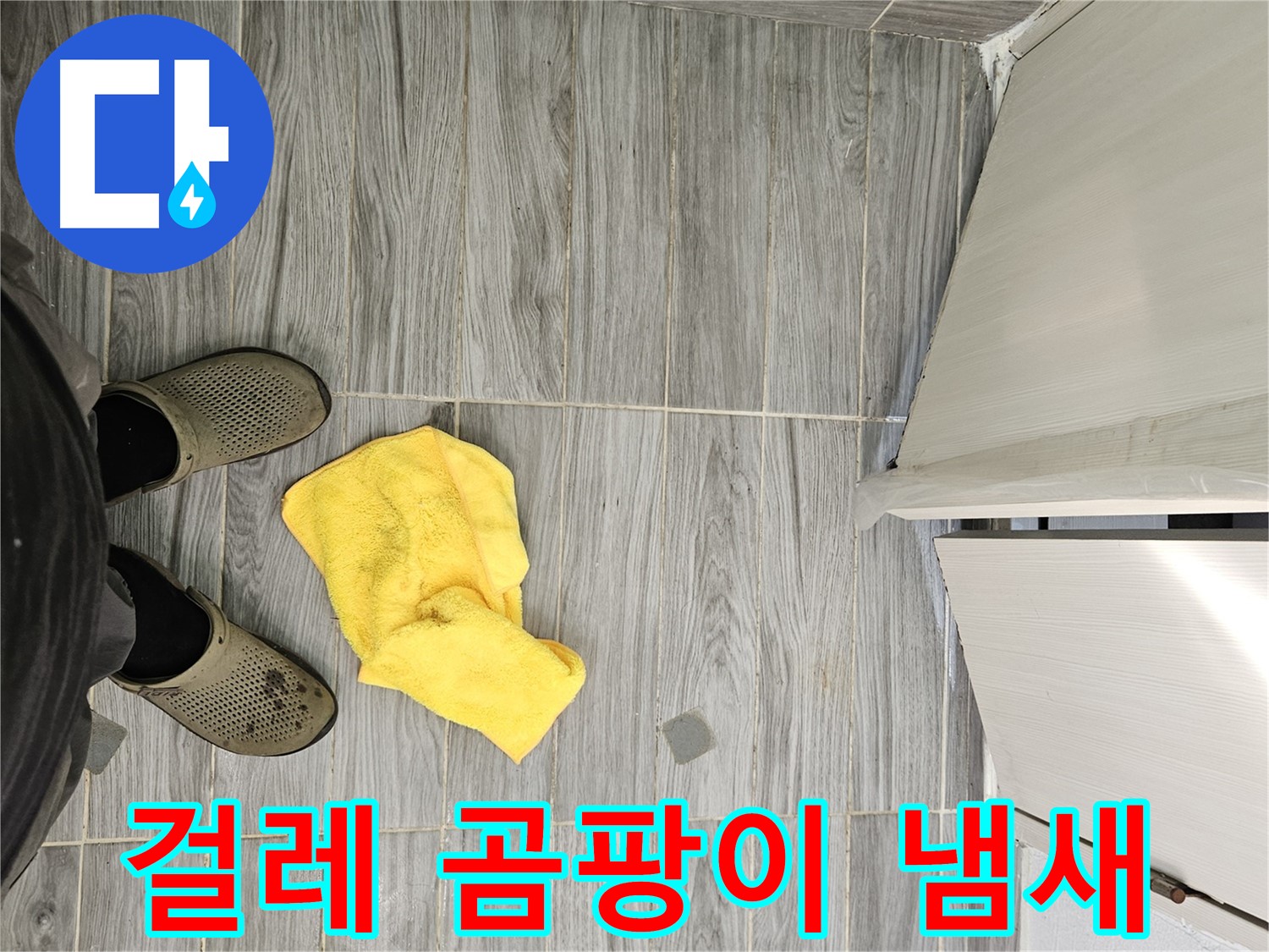 젖은 걸레, 곰팡이, 퀴퀴한 냄새 - 누수를 의심할 수 있는 모든 증상이 나타나고 있습니다.